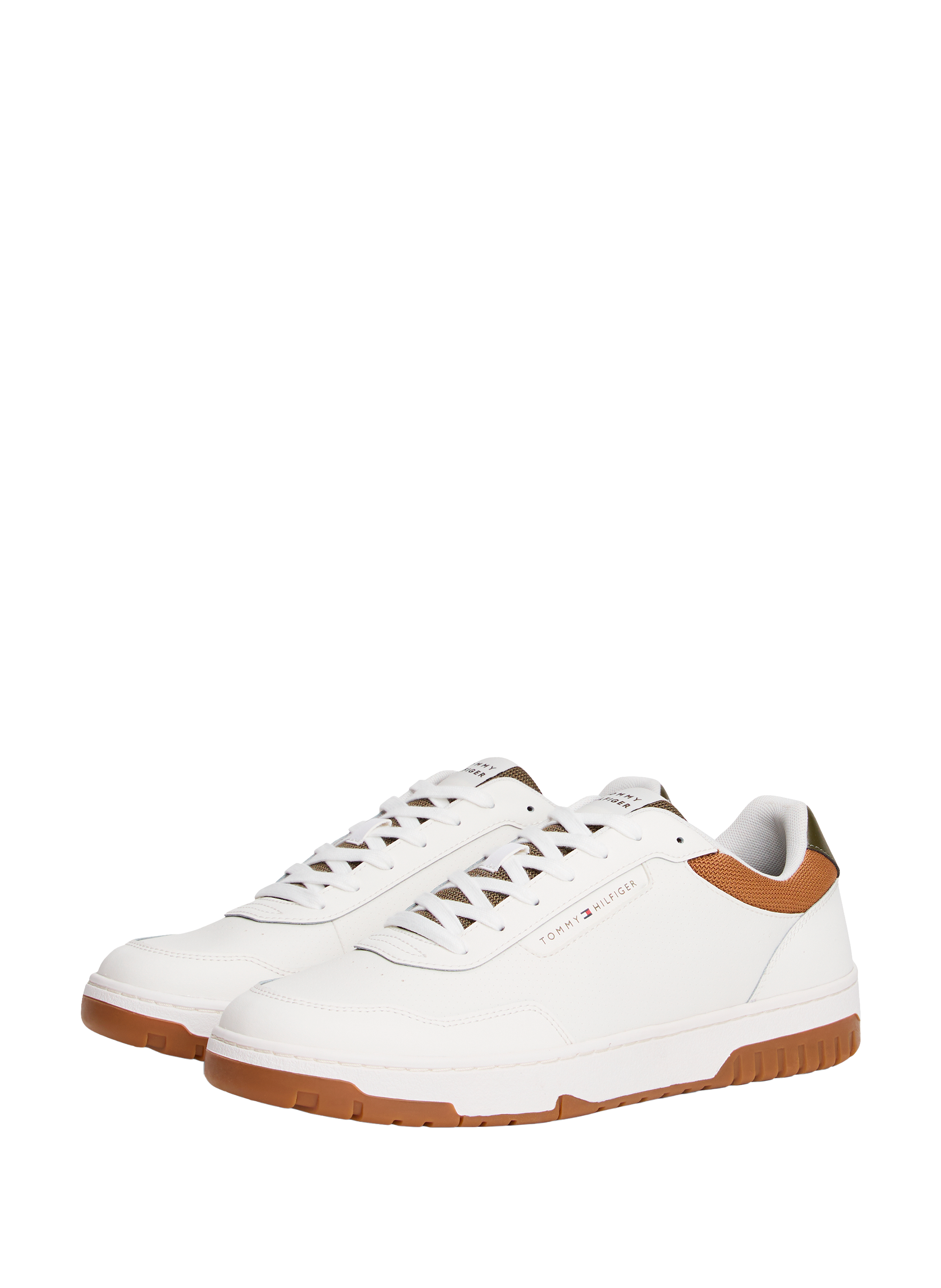 Leather sneakers TOMMY HILFIGER Beige