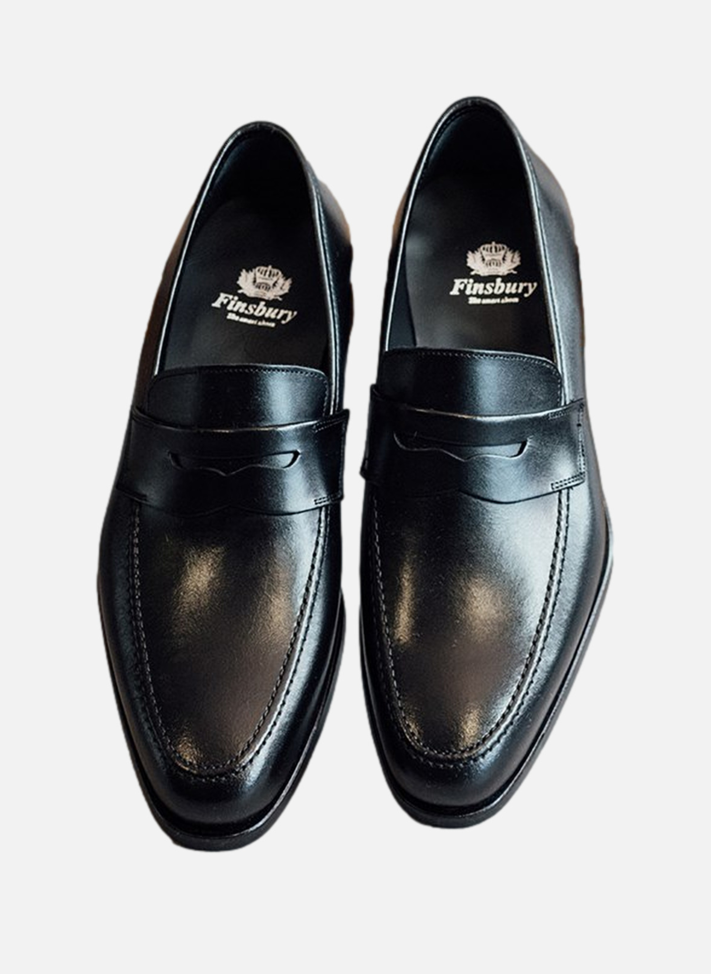 Mocassin cuir luton FINSBURY Noir