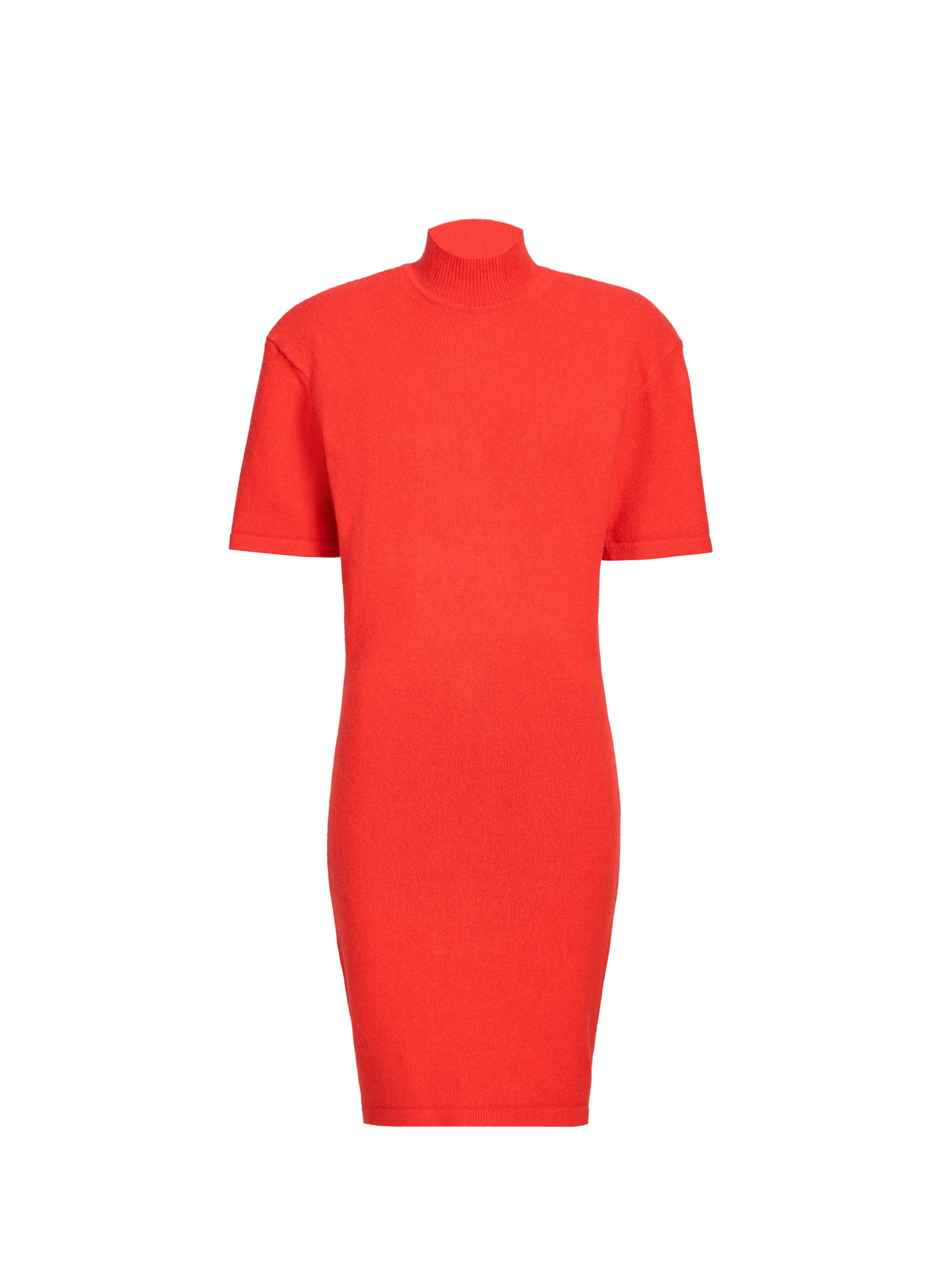 Robe midi en laine et cachemire LA ROBE MAILLE CASTAGNA Red