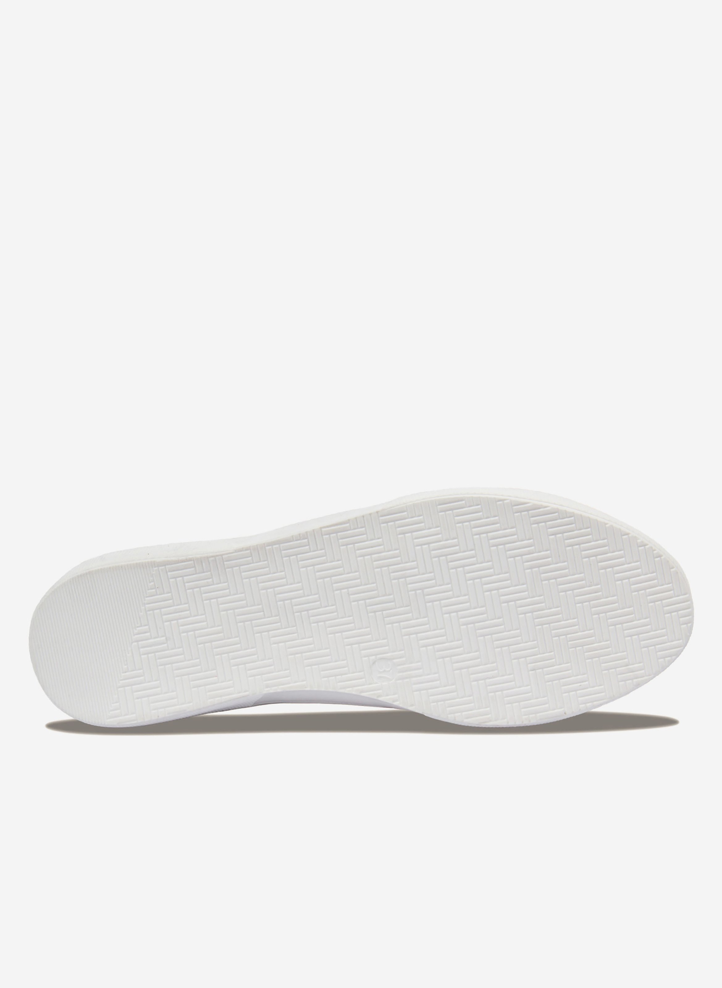 Tennis lacet victoire cuir JULES & JENN Blanc