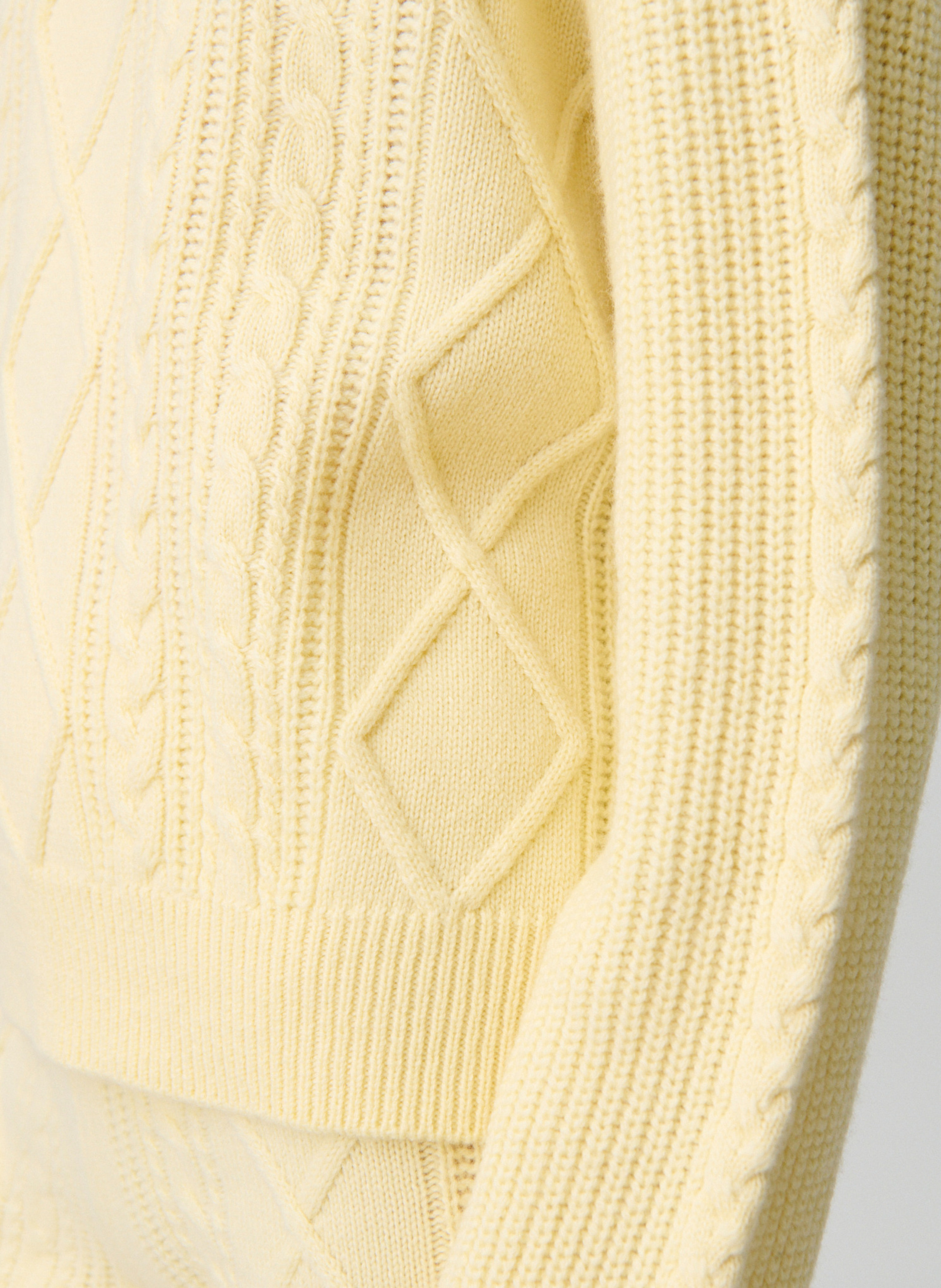 Pull col rond en laine mélangée mirsada CLAUDIE PIERLOT Jaune