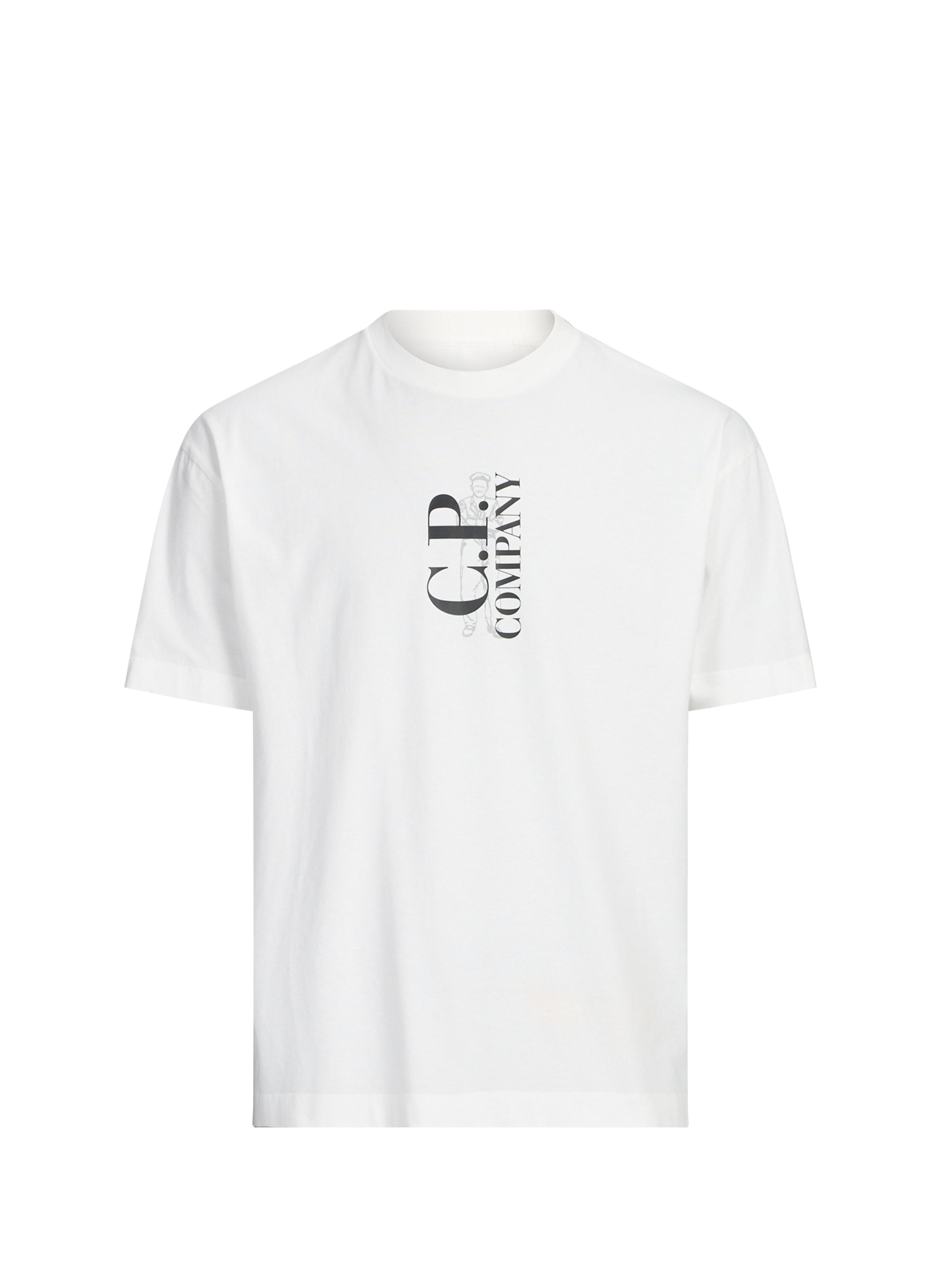 Classic Cotton T-Shirt CP COMPANY White