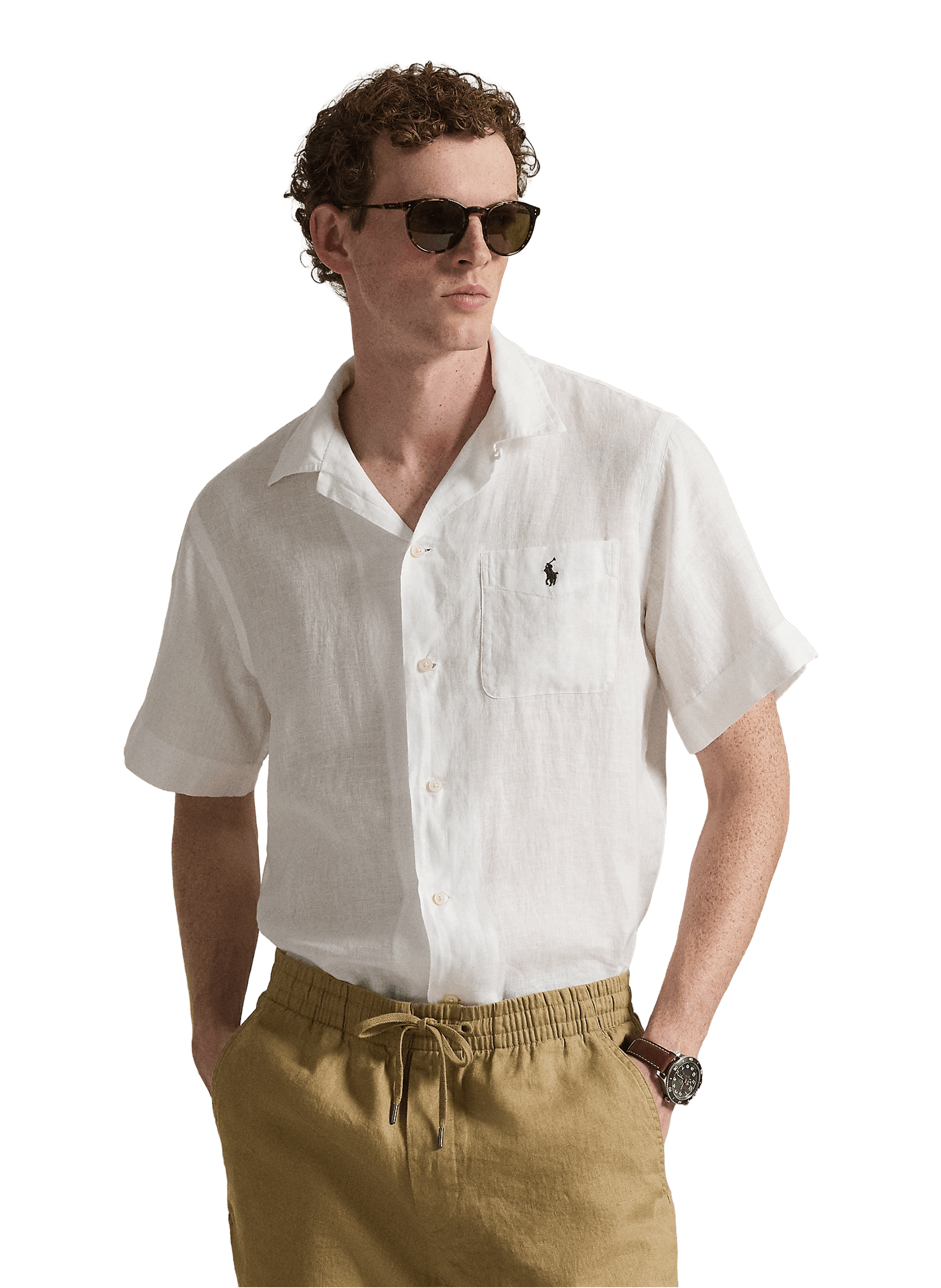 Leinenhemd POLO RALPH LAUREN Weiss