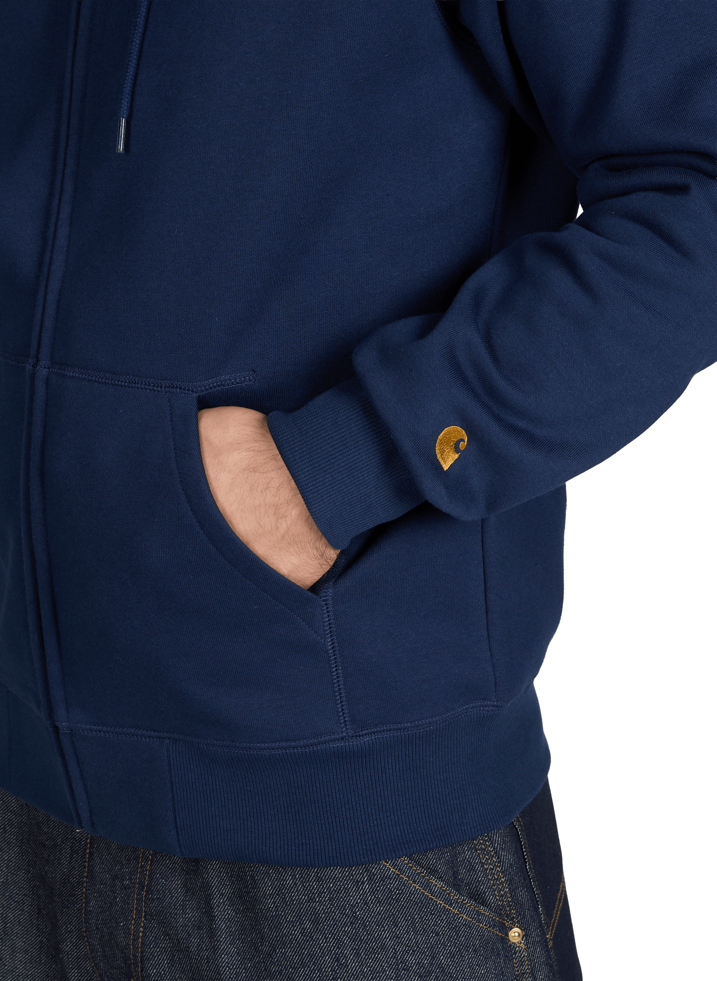 Zip-up hoodie CARHARTT WIP Blue
