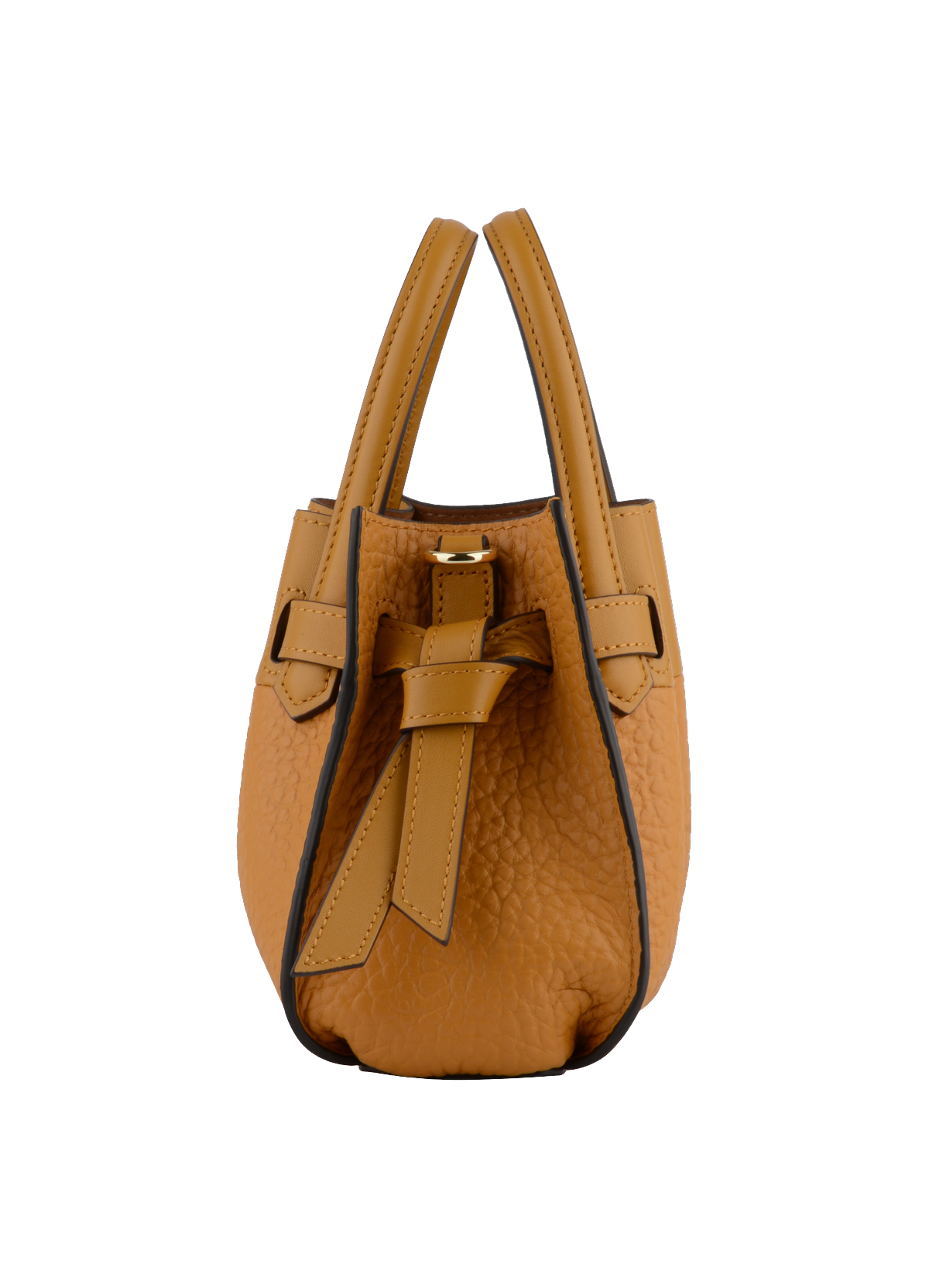 Blossom | Sac à main Nano en cuir de vachette POURCHET Jaune