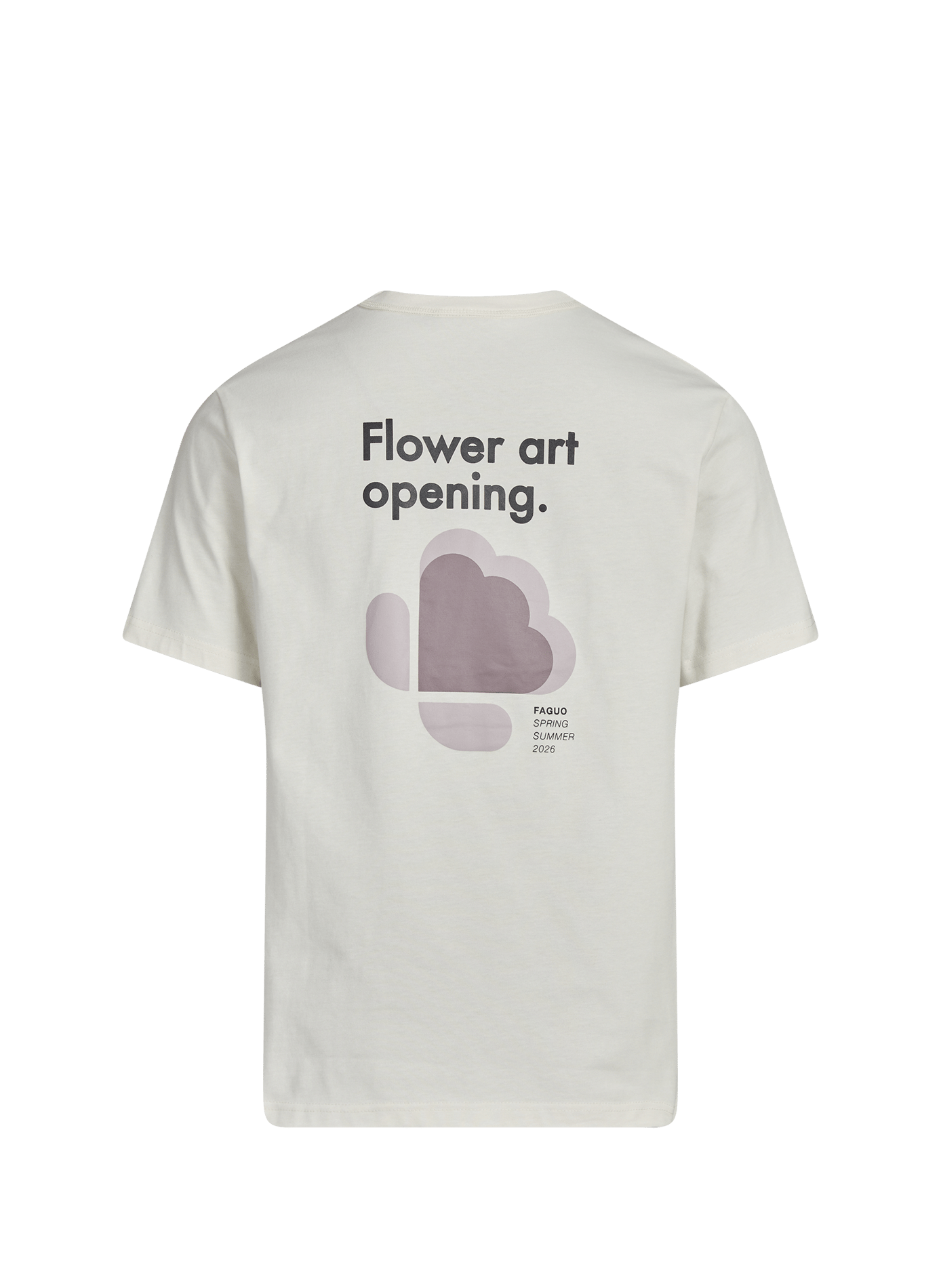 Massoury blended cotton t-shirt FAGUO Beige