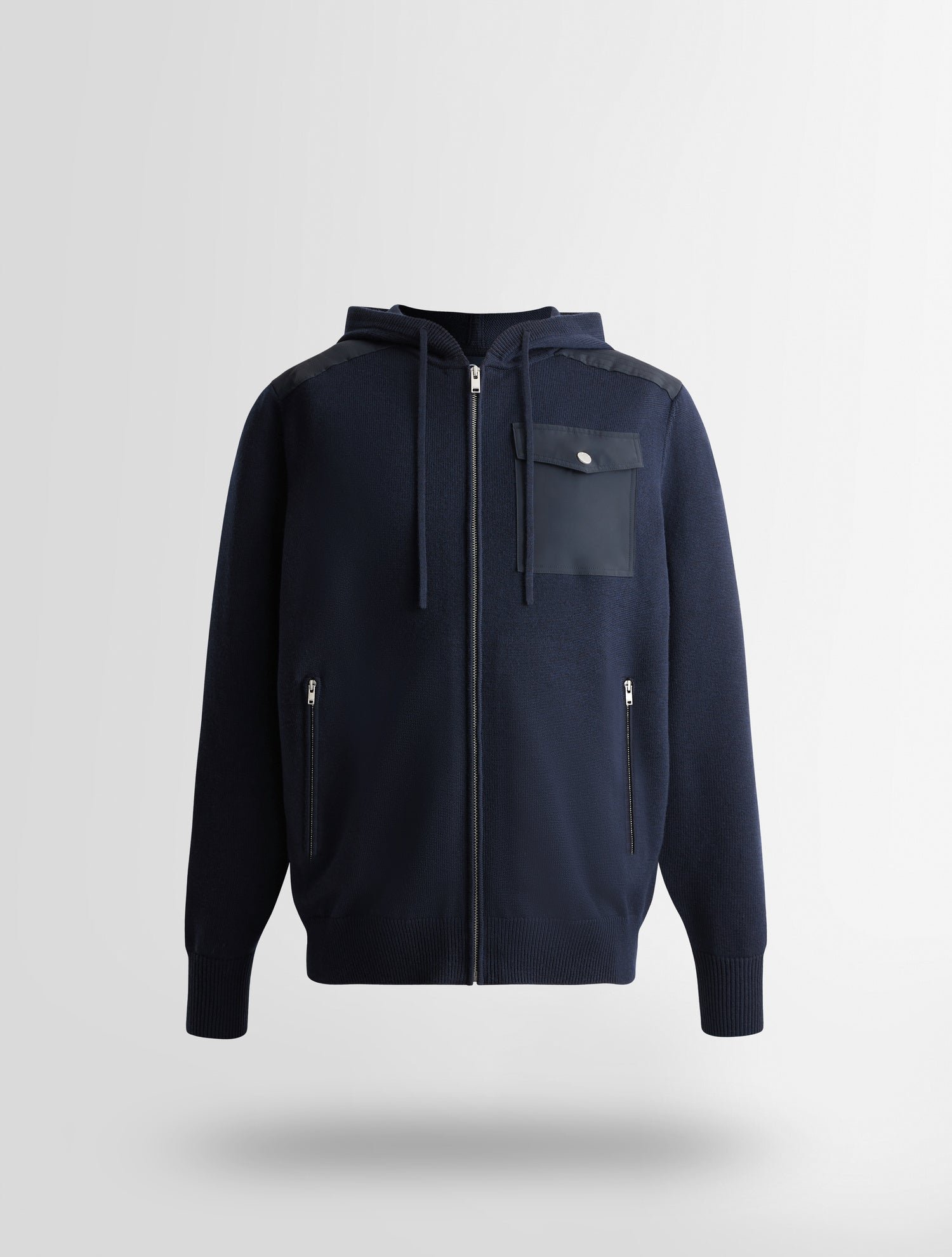 Gilet mayance col capuche coupe ajustée FUSALP Bleu