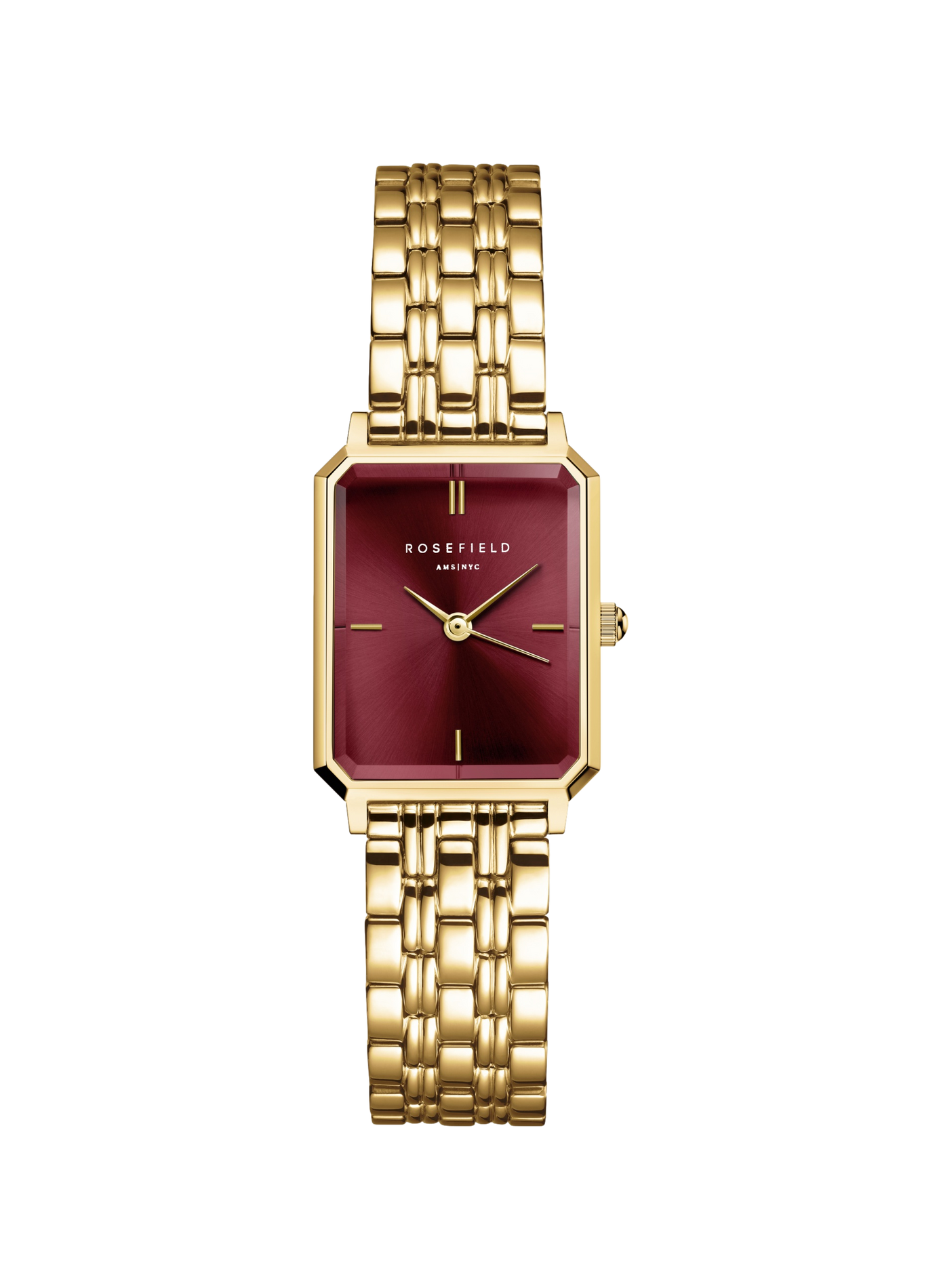 Montre analogique Octagon Xs en acier inoxydable ROSEFIELD Prune