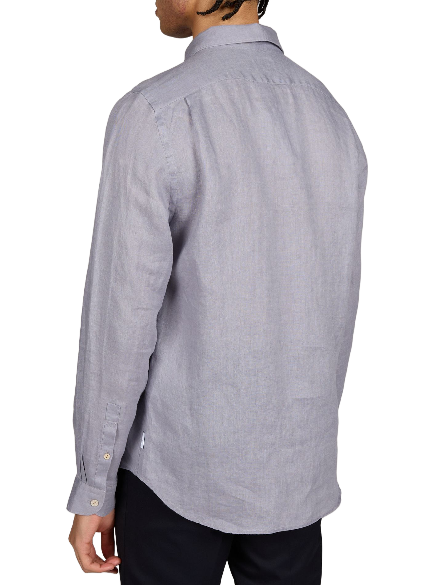 Chemise droite en lin EDEN PARK Jaune