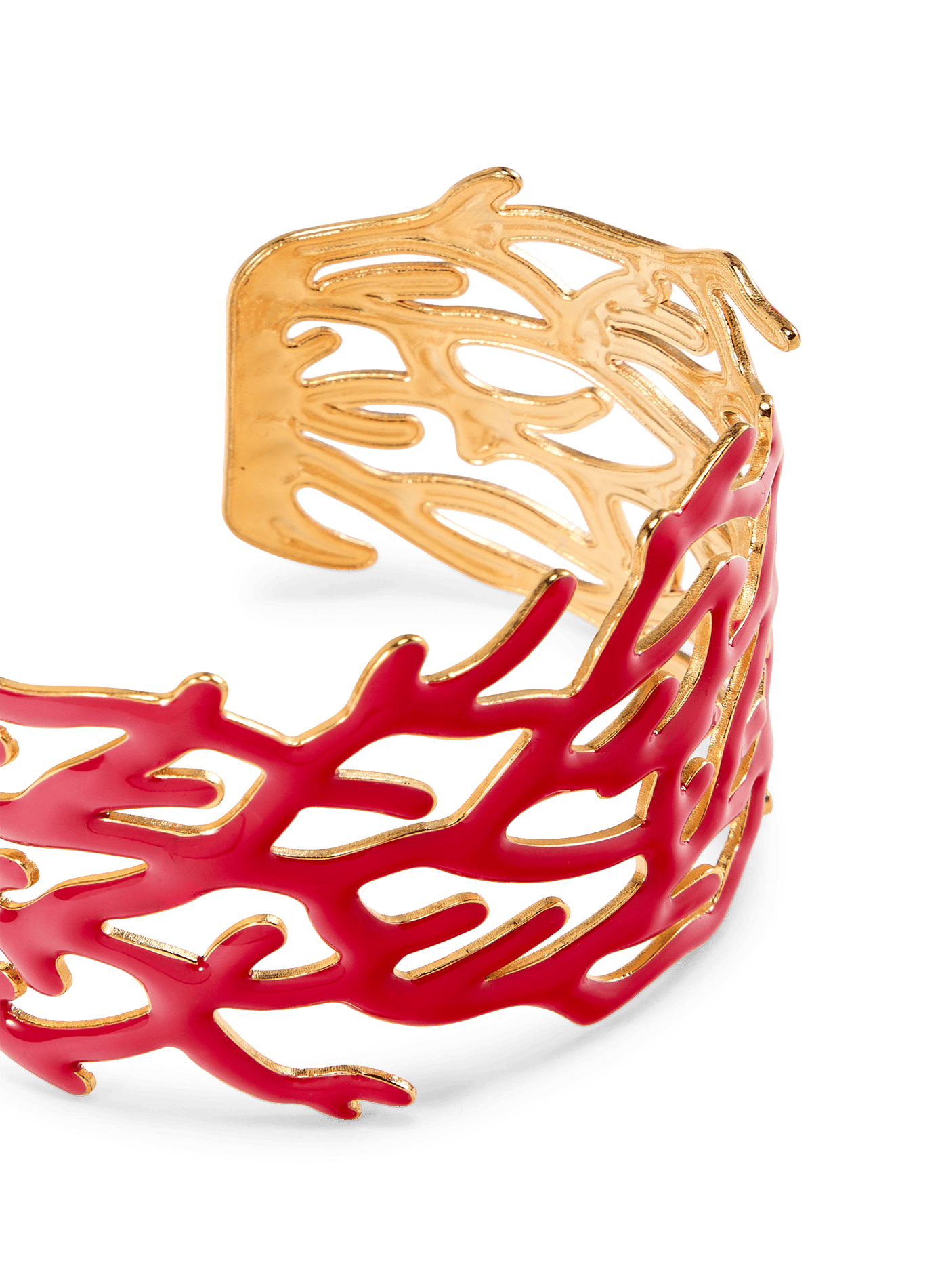 Bracelet manchette AU PRINTEMPS PARIS Rouge