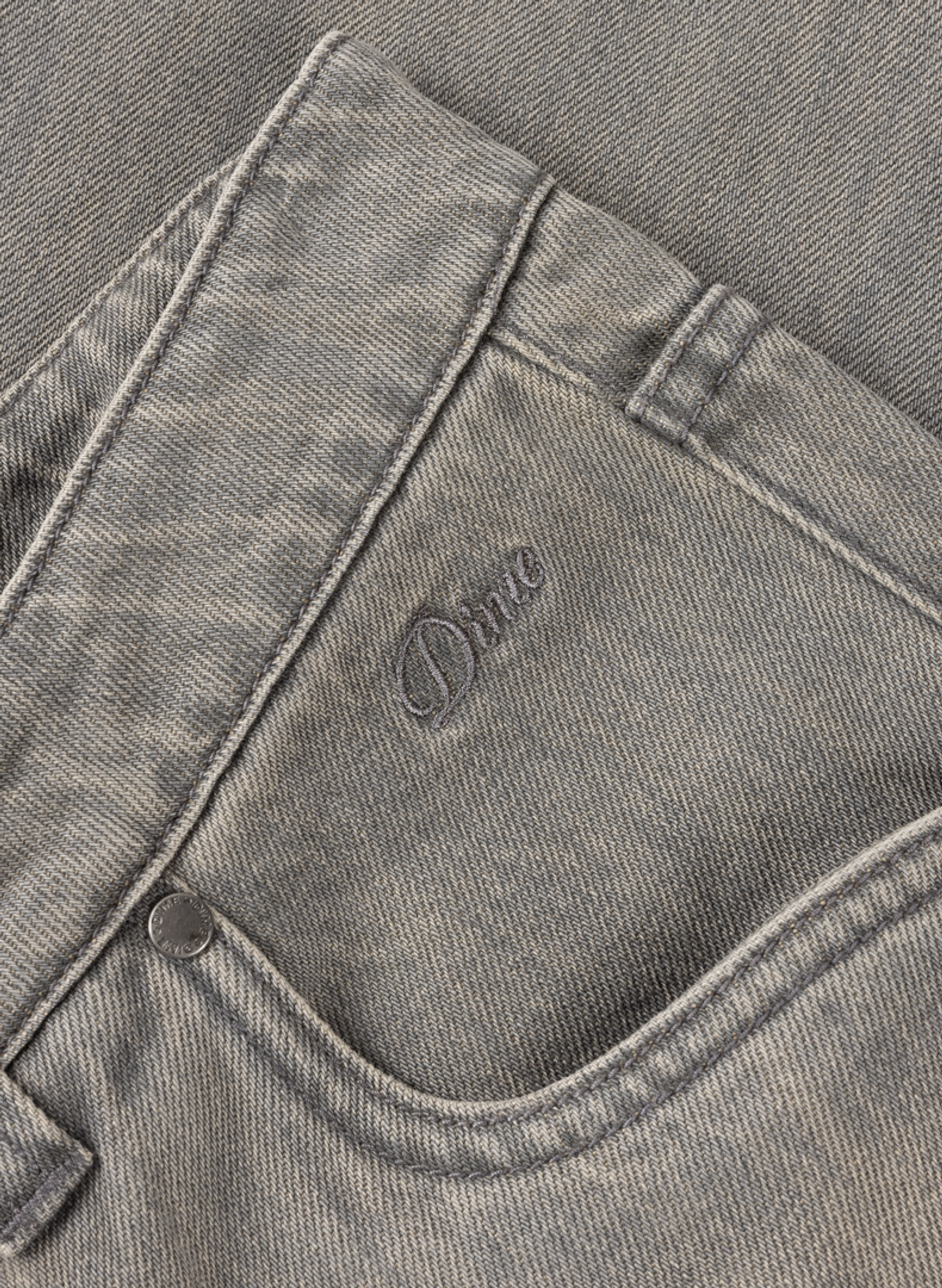 Wide-leg cotton jeans DIME Grey