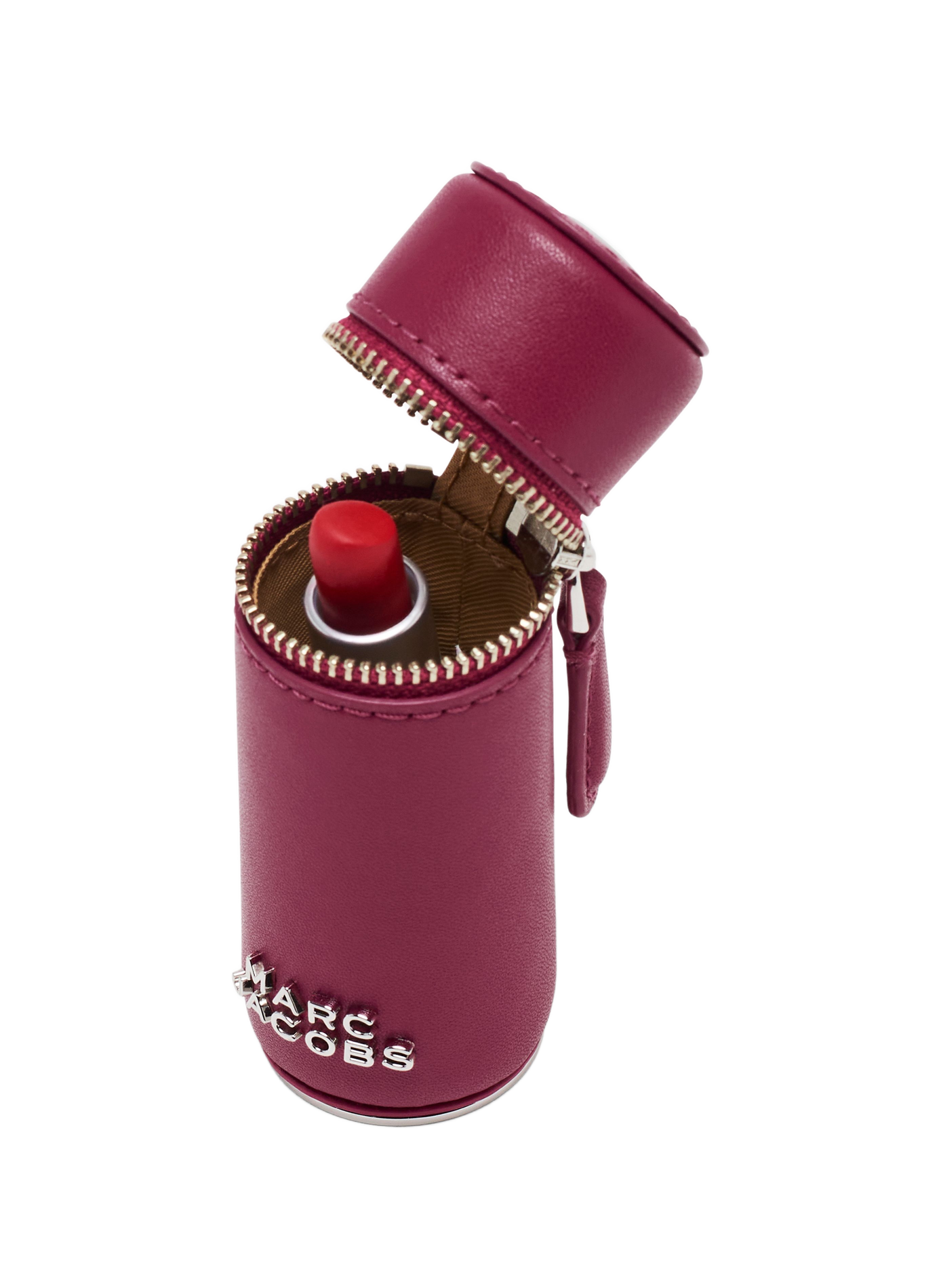 Bijou de sac The Everyday Lipstick Case en cuir MARC JACOBS Rose