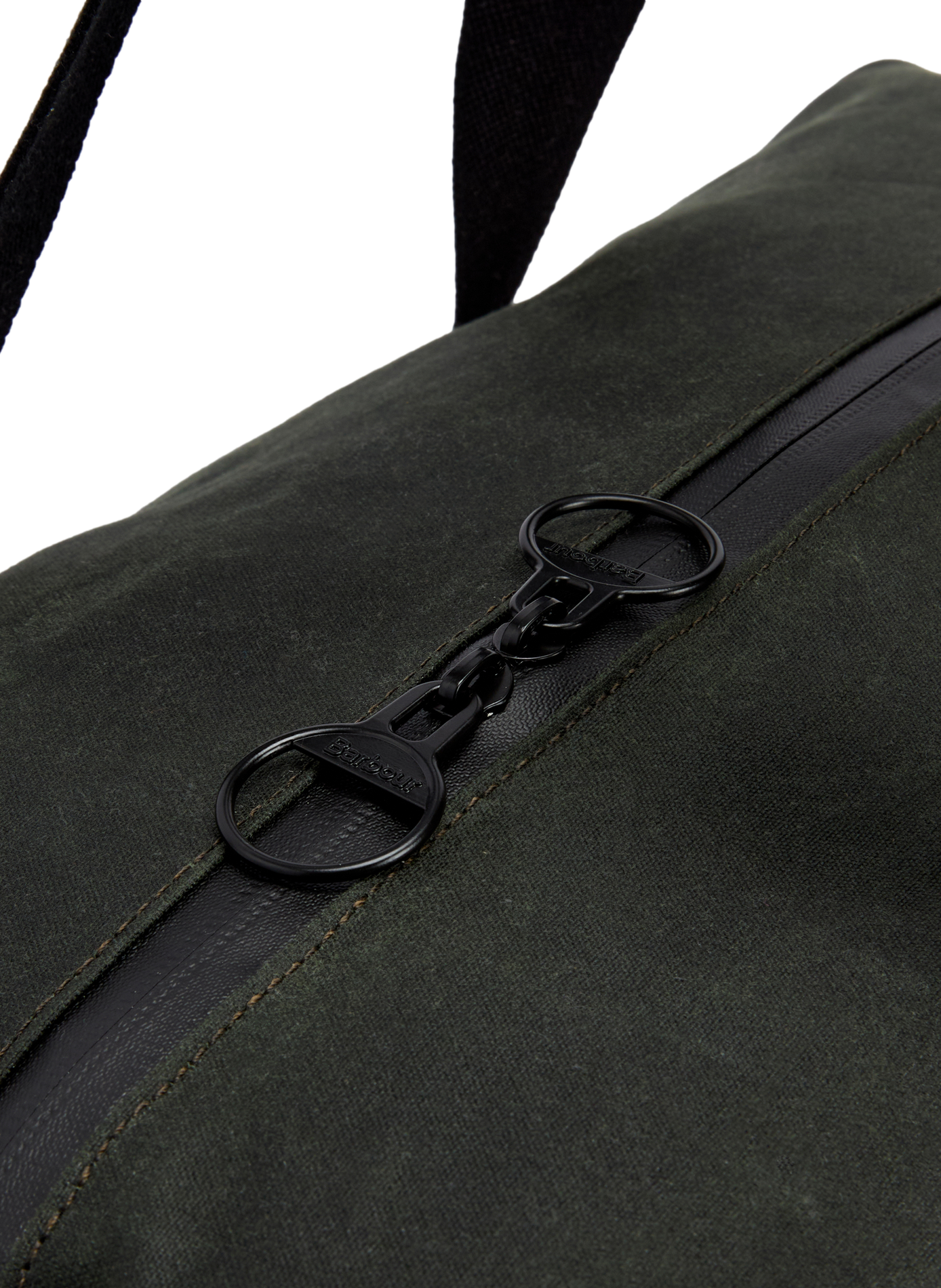 Wachsfeldtasche Field Holdall aus Baumwolle BARBOUR Grun