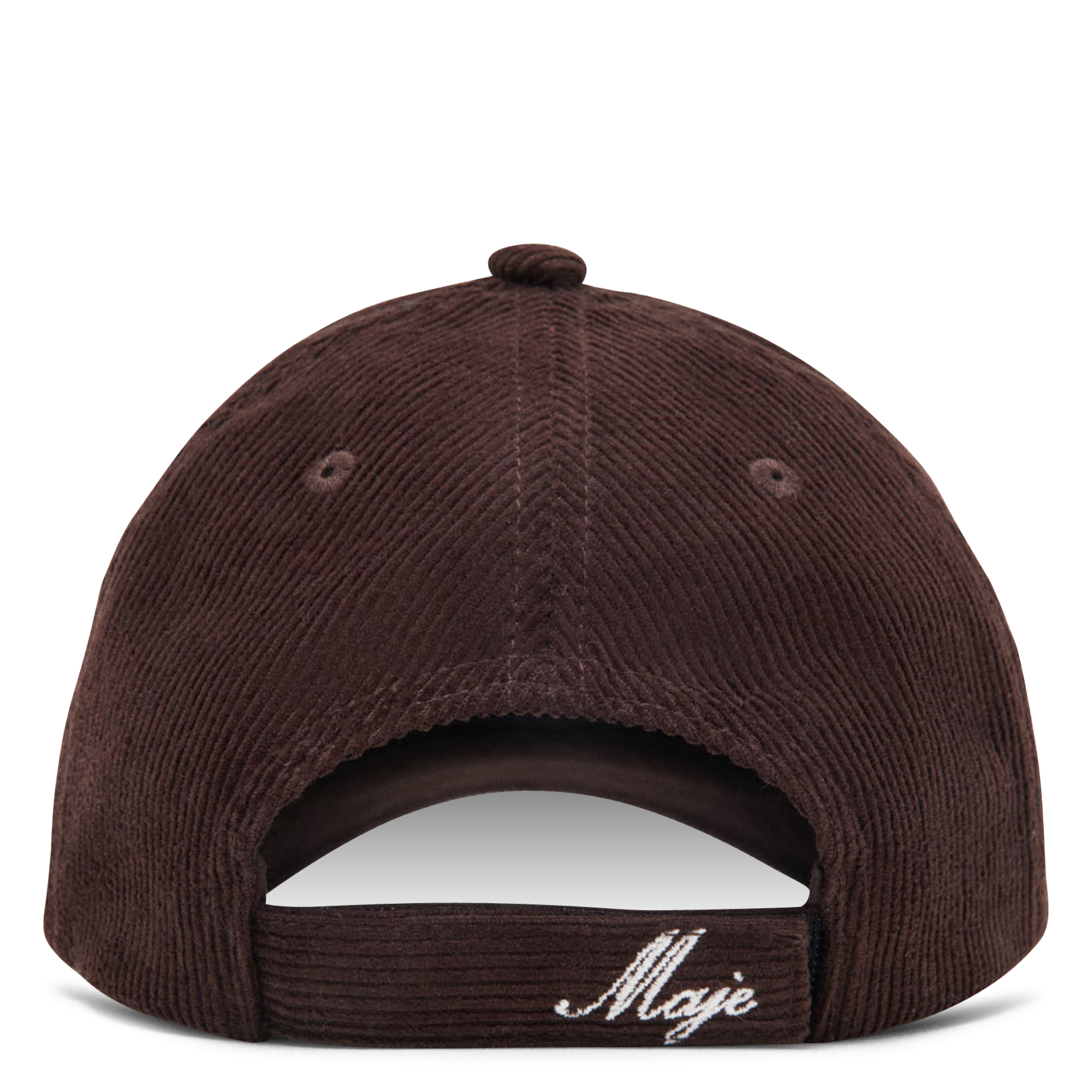 Casquette baseball en coton MAJE Marron