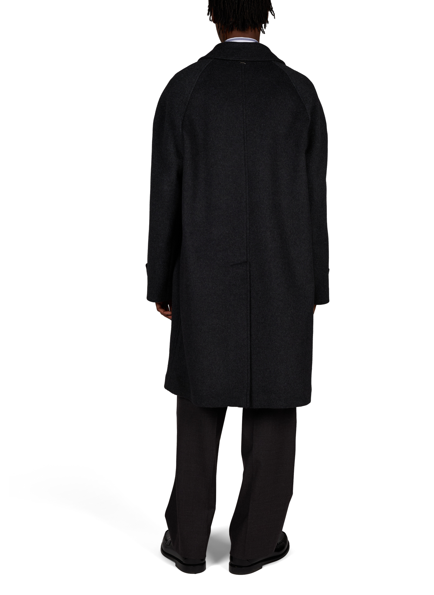 Oversize Mantel aus Wollmischung HERNO Grau