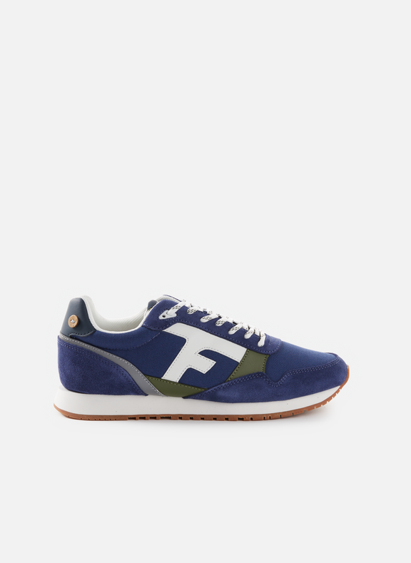 FAGUO ELM leather sneakers  Blue