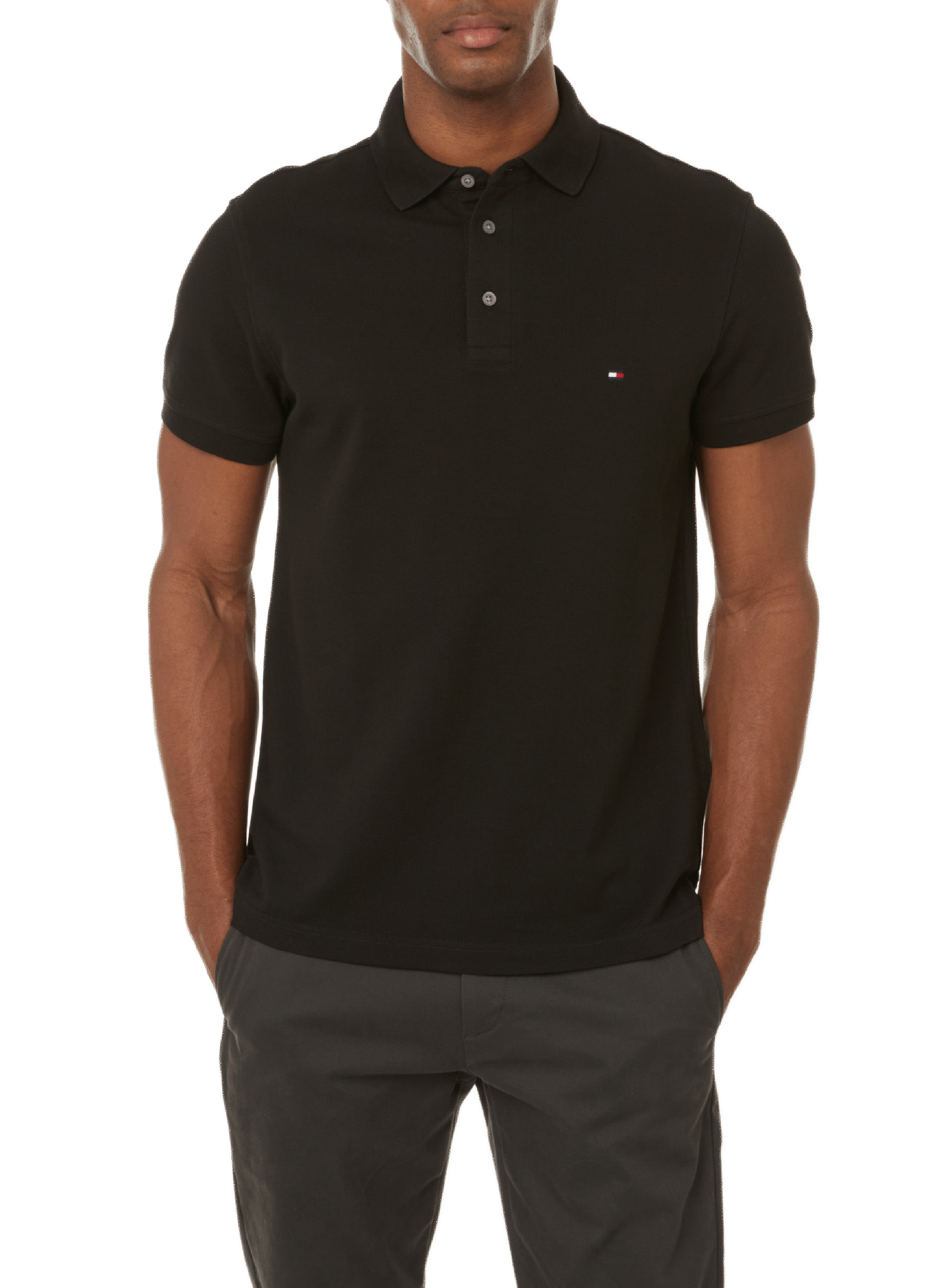 Iconic 1985 organic cotton polo shirt TOMMY HILFIGER Black