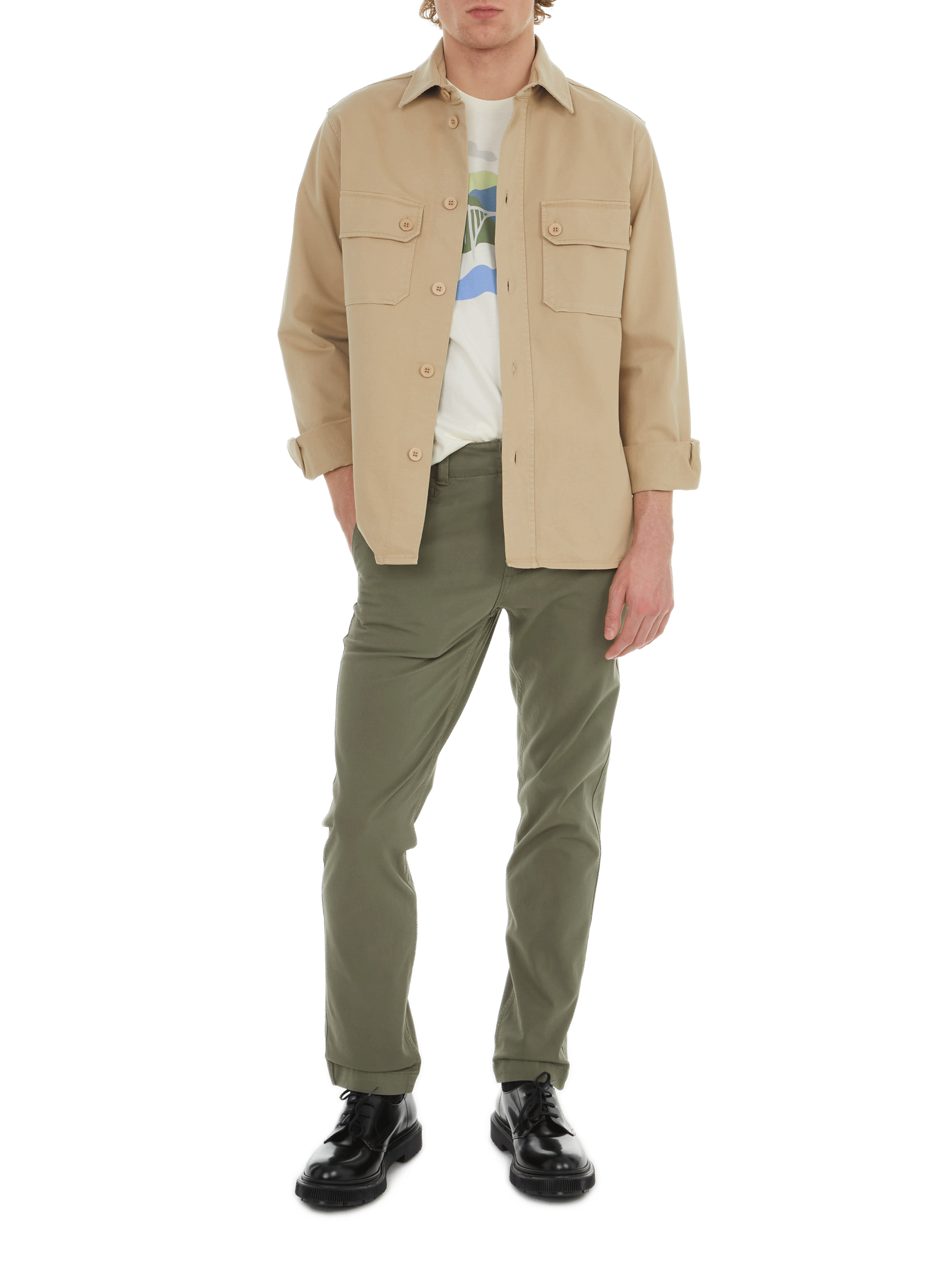 Chemise en coton  SAISON 1865 Beige