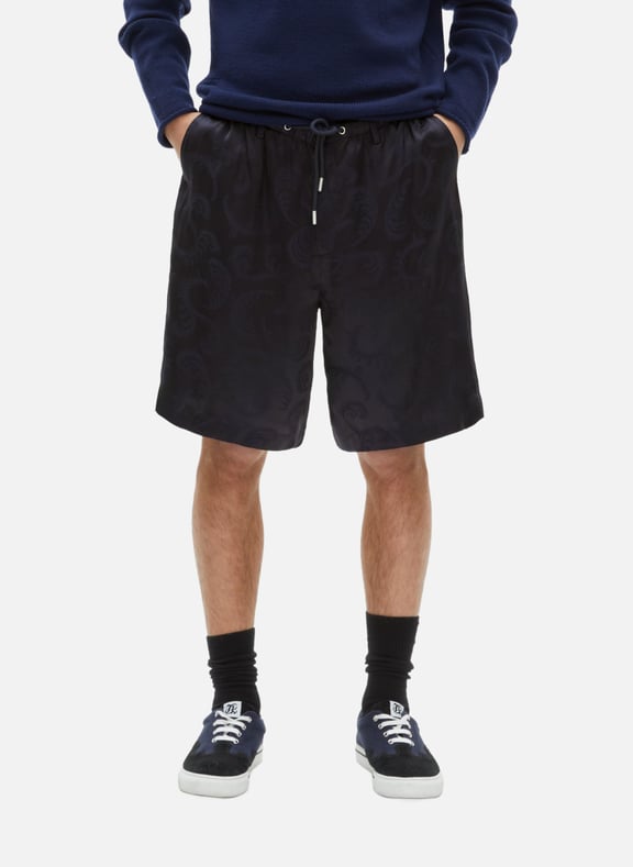Short en jacquard Bleu by THE KOOPLES THE KOOPLES Short en jacquard Bleu