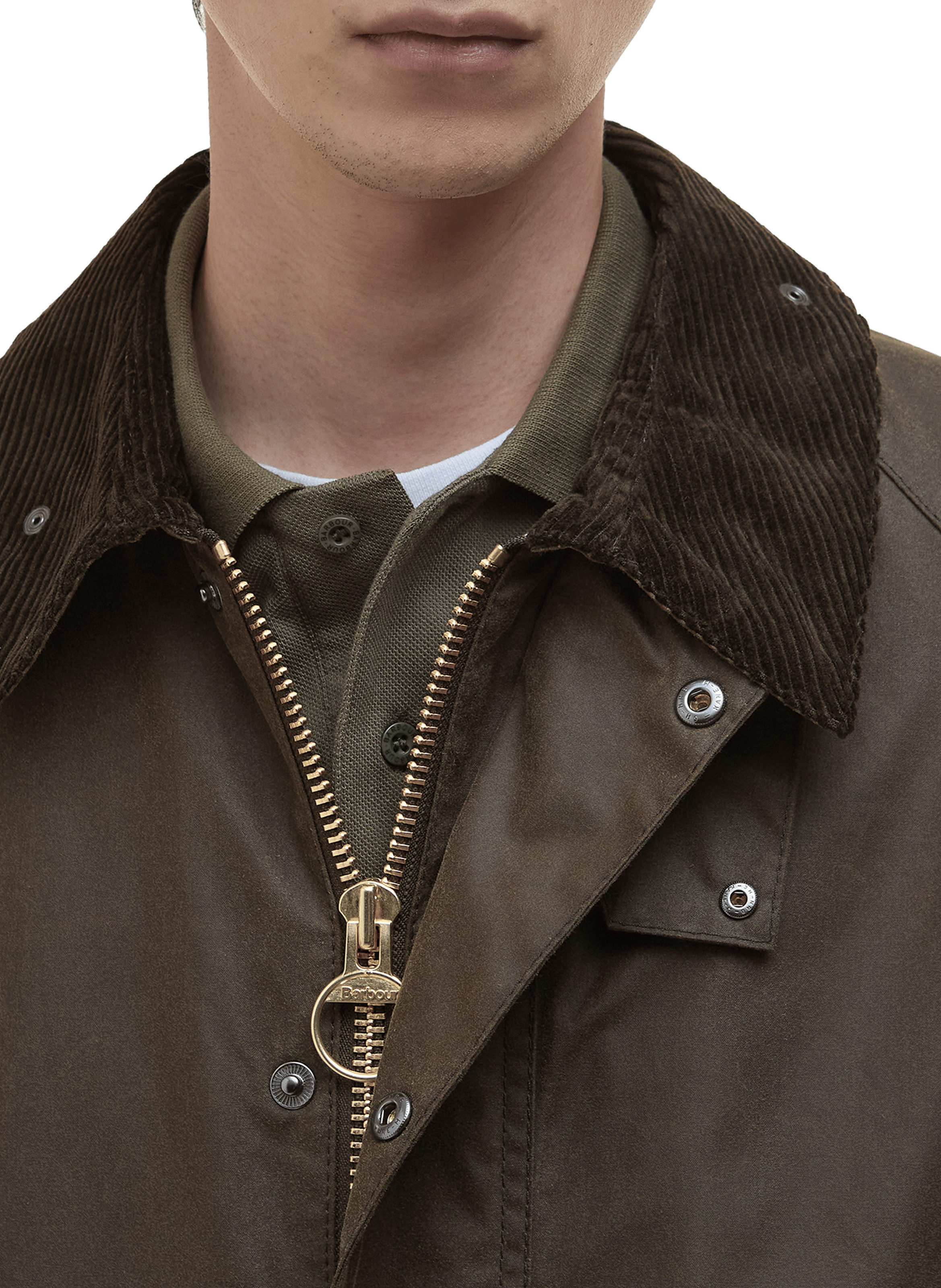 Veste d&#039;extérieur en coton BARBOUR Marron