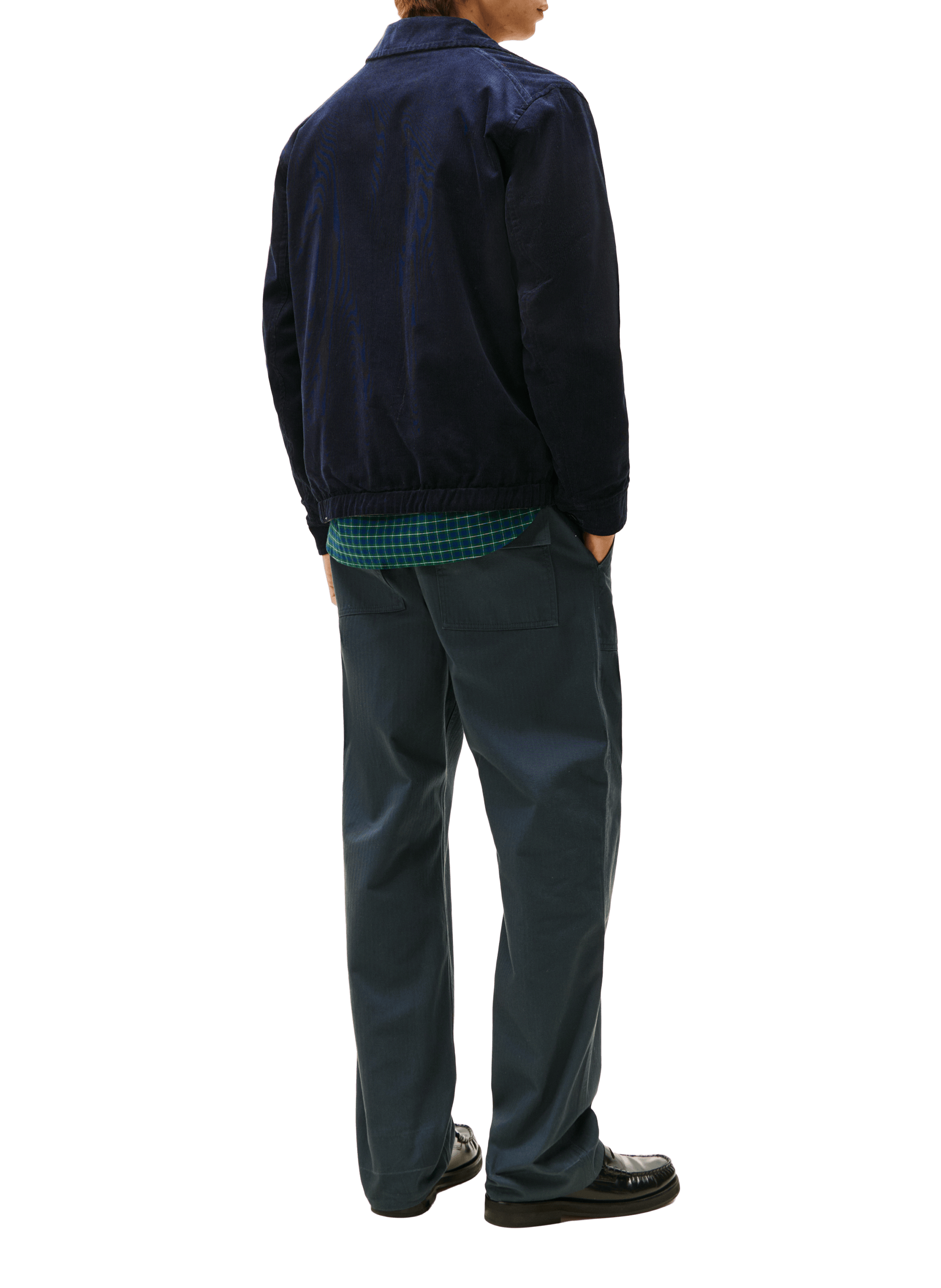 Reversible classic collar cotton jacket TOMMY HILFIGER Blue