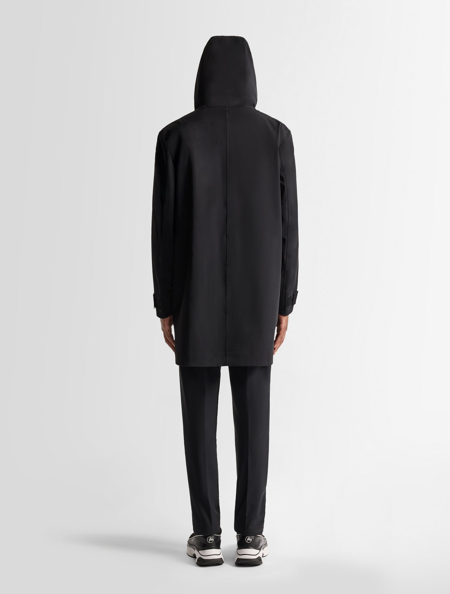 Manteau ilanu col capuche coupe regular FUSALP Noir