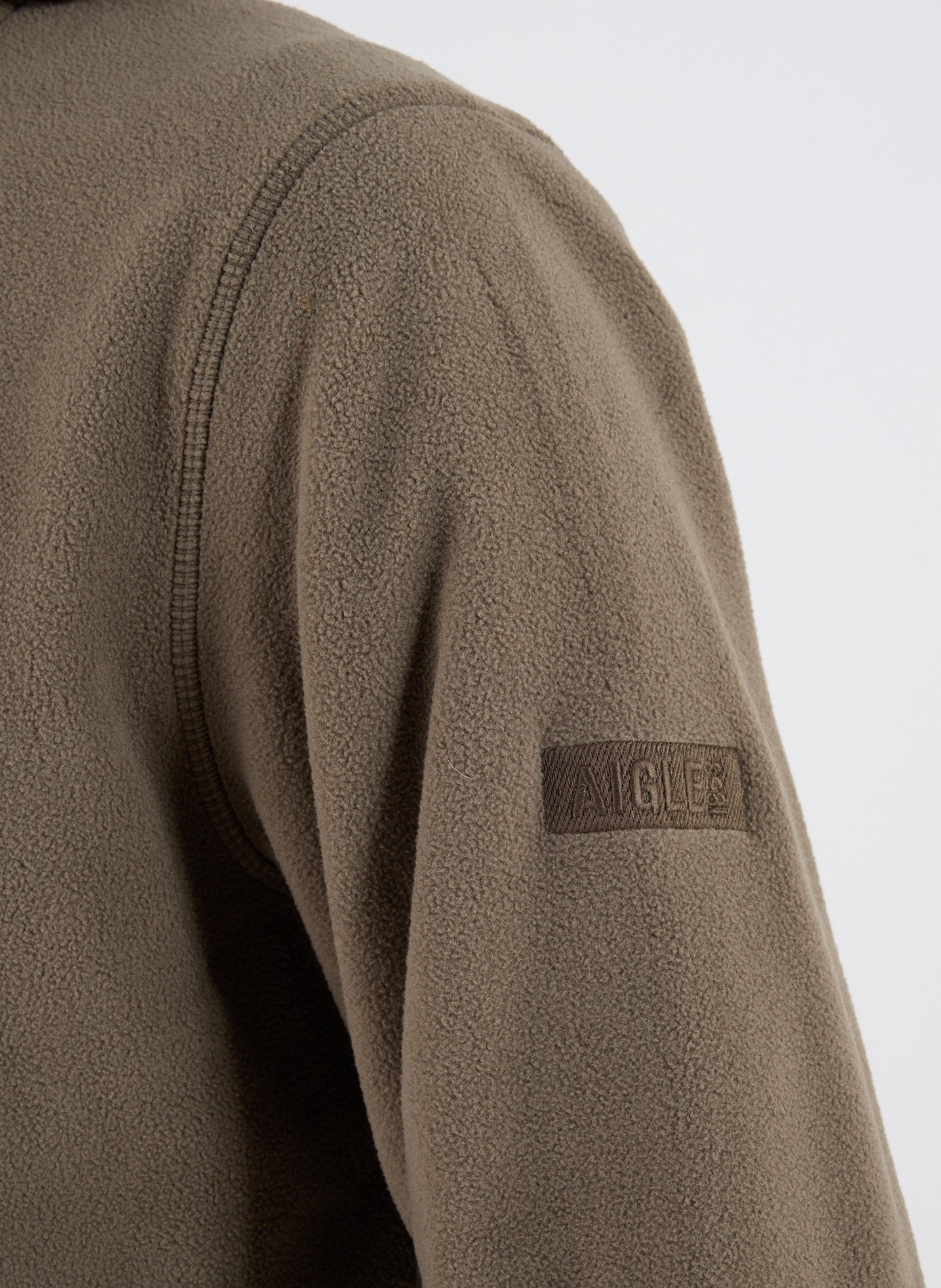 Veste polaire à col montant AIGLE Marron