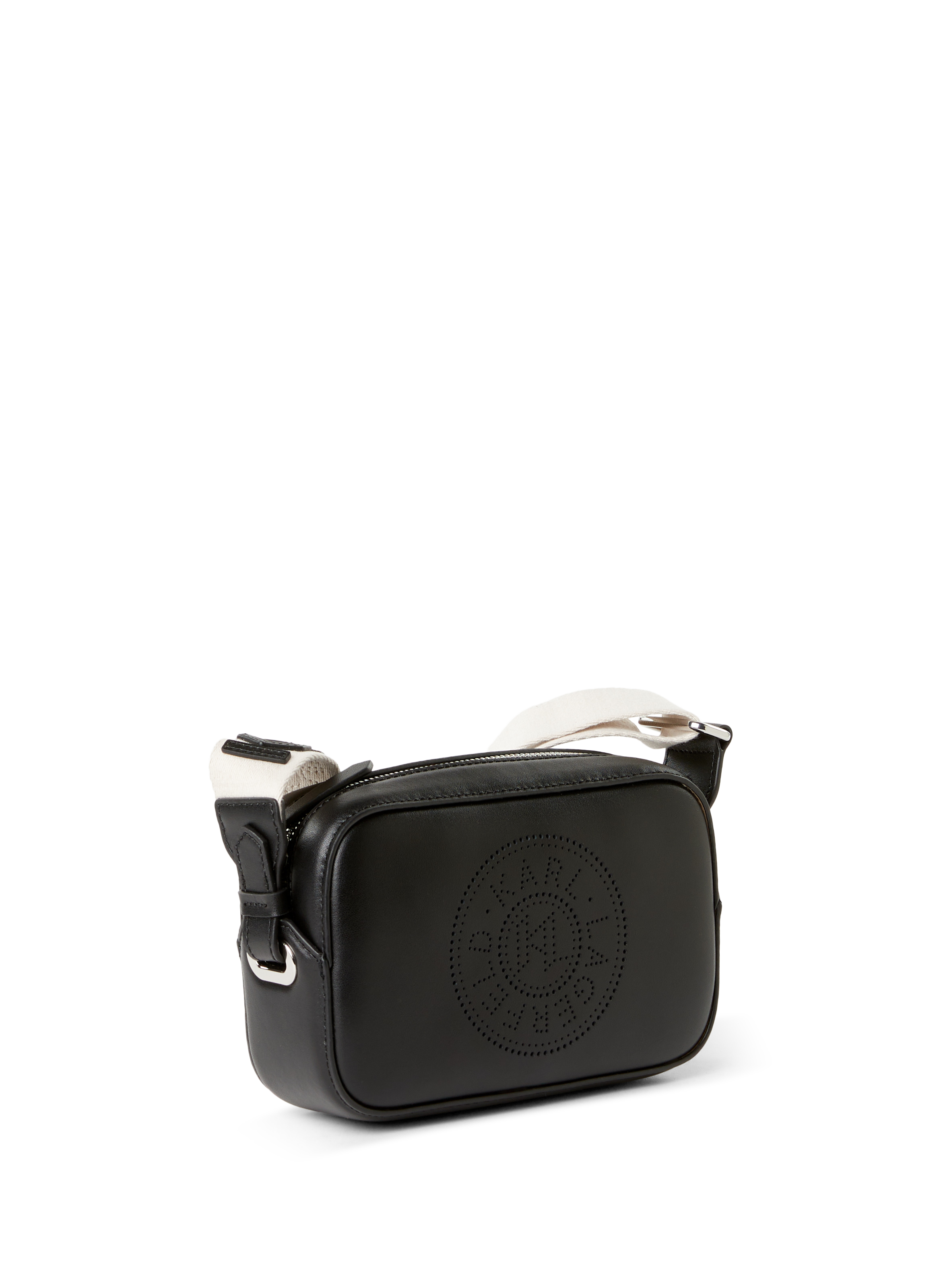 Leather clutch bag KARL LAGERFELD Black