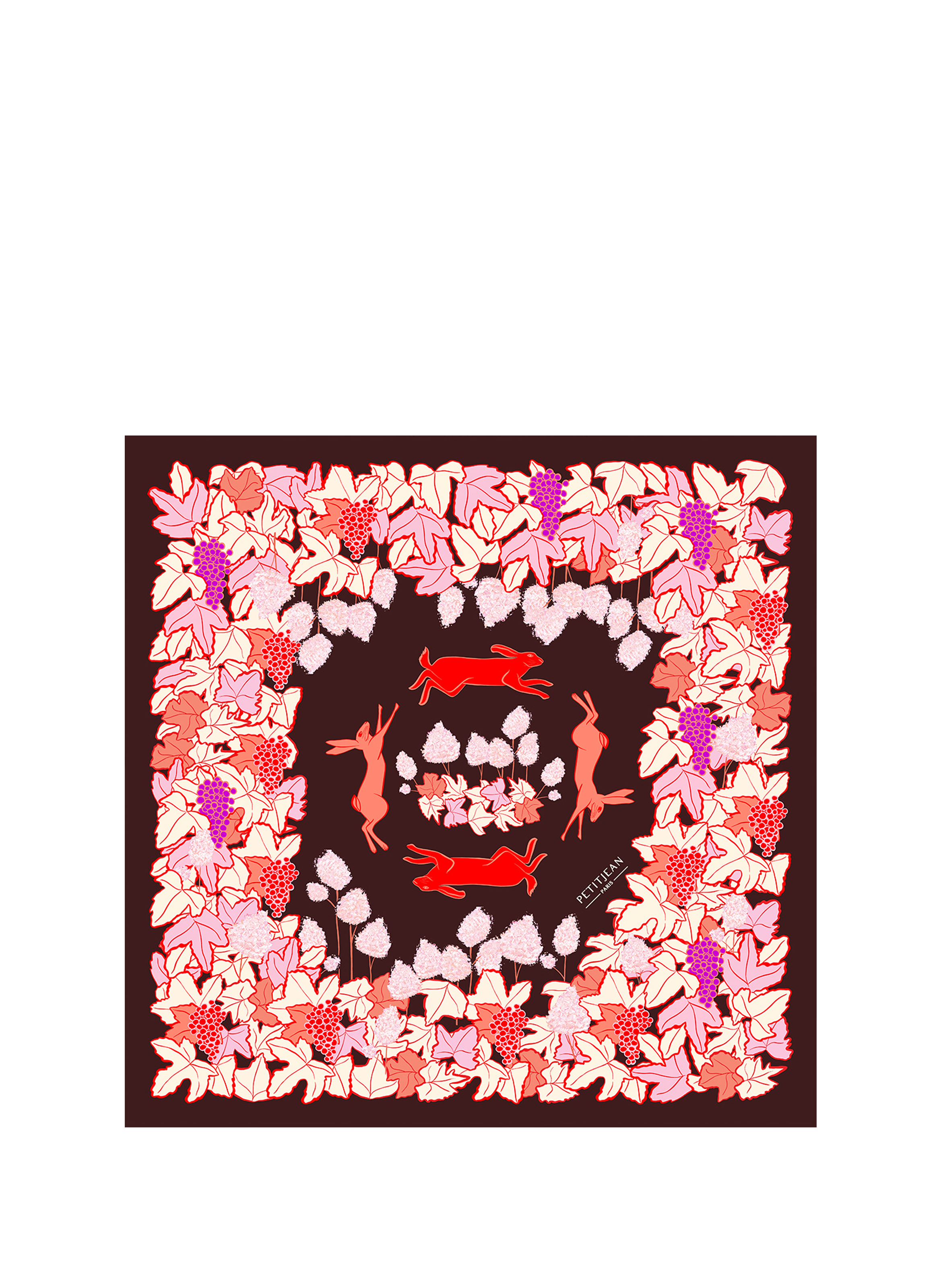 PETITJEAN PARIS Silk scarf Multicolour