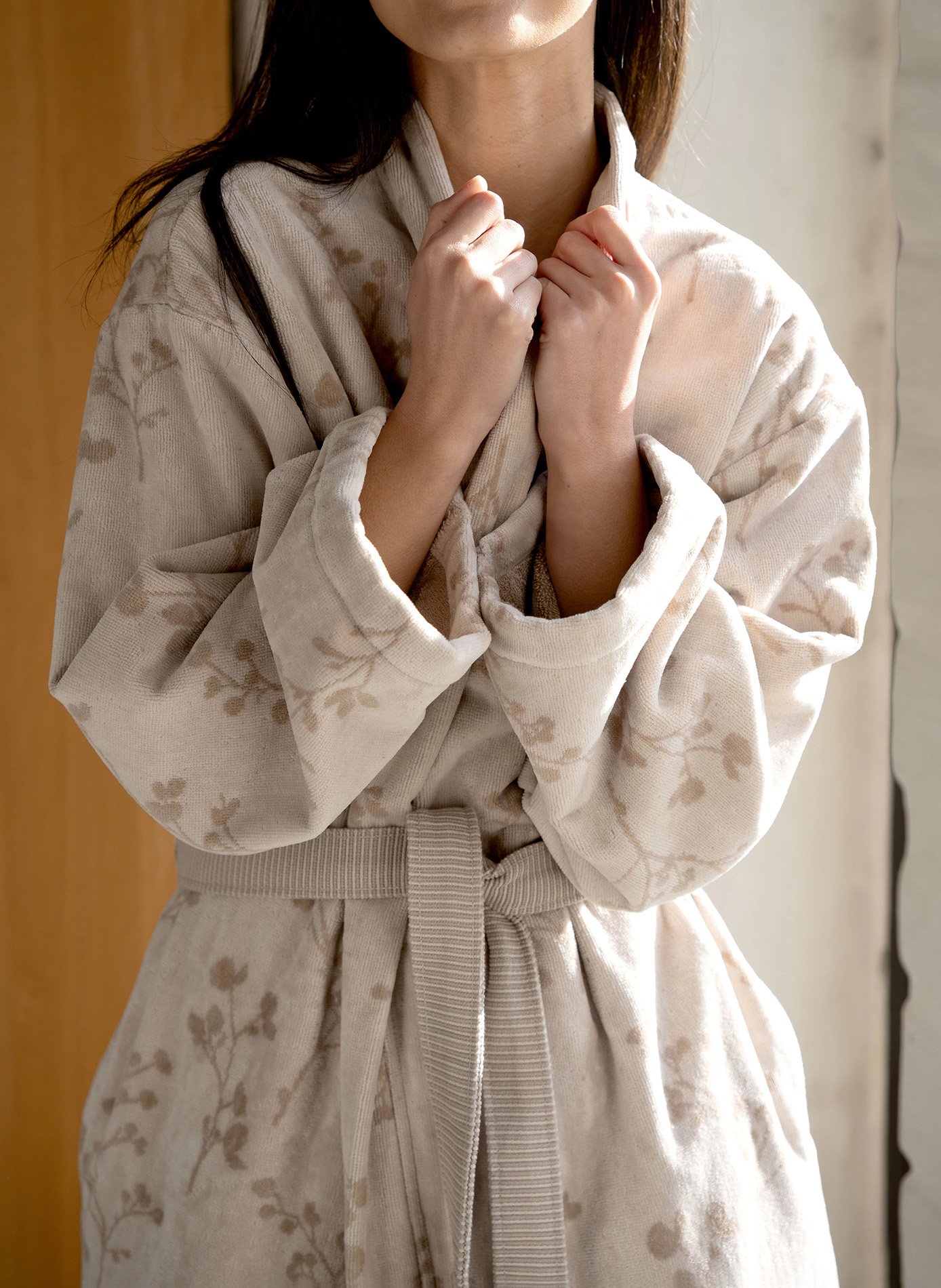 Peignoir minimaliste ANNE DE SOLENE Beige