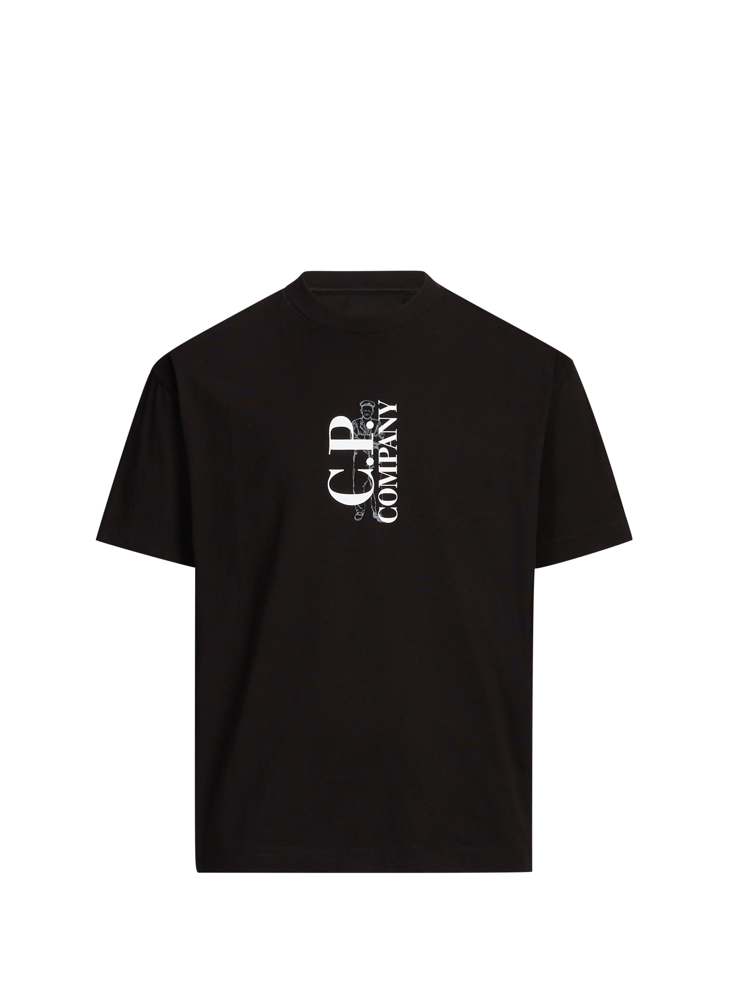 Classic Cotton T-Shirt CP COMPANY Black