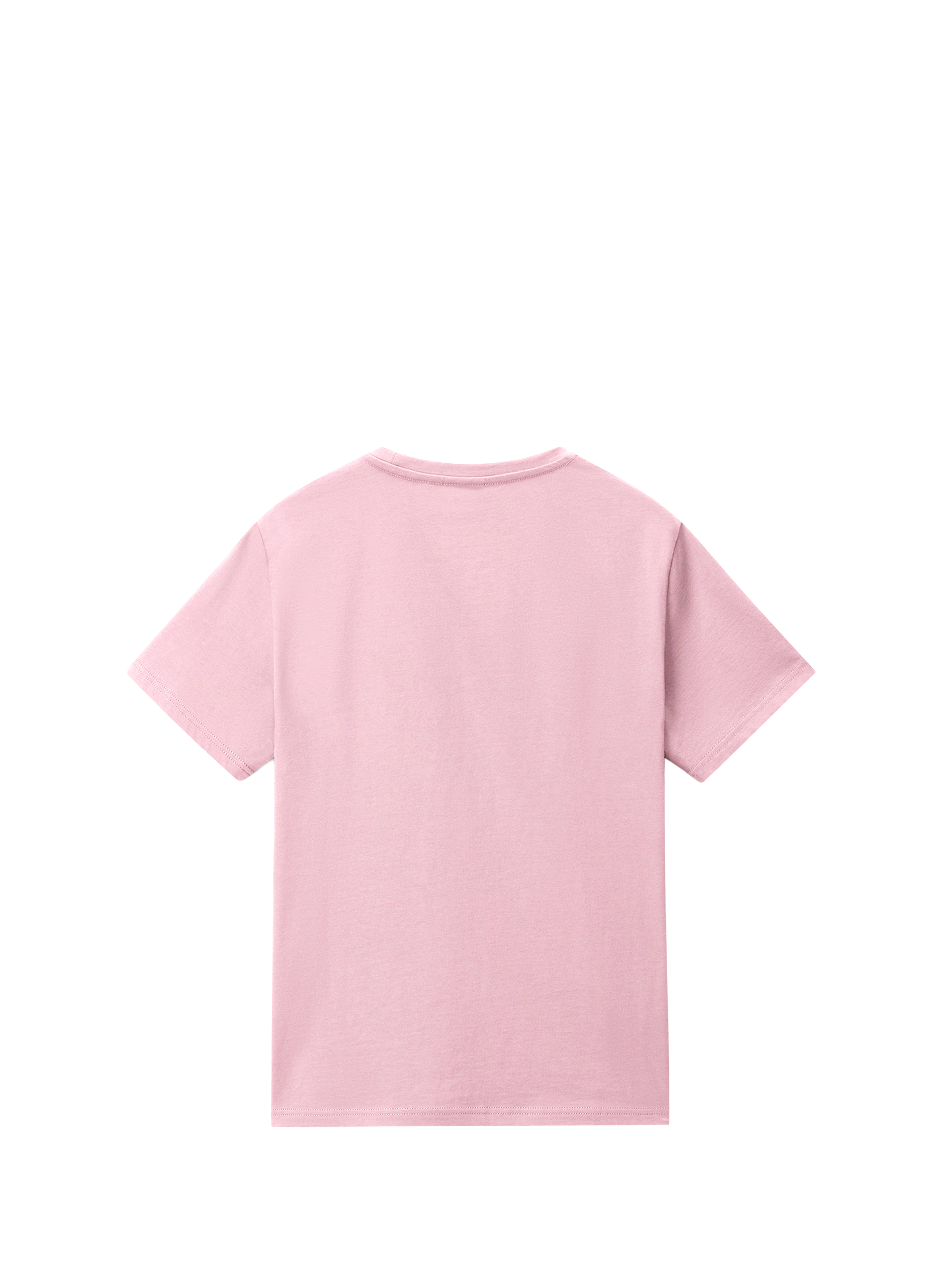 T-shirt col rond en coton NAPAPIJRI Rose