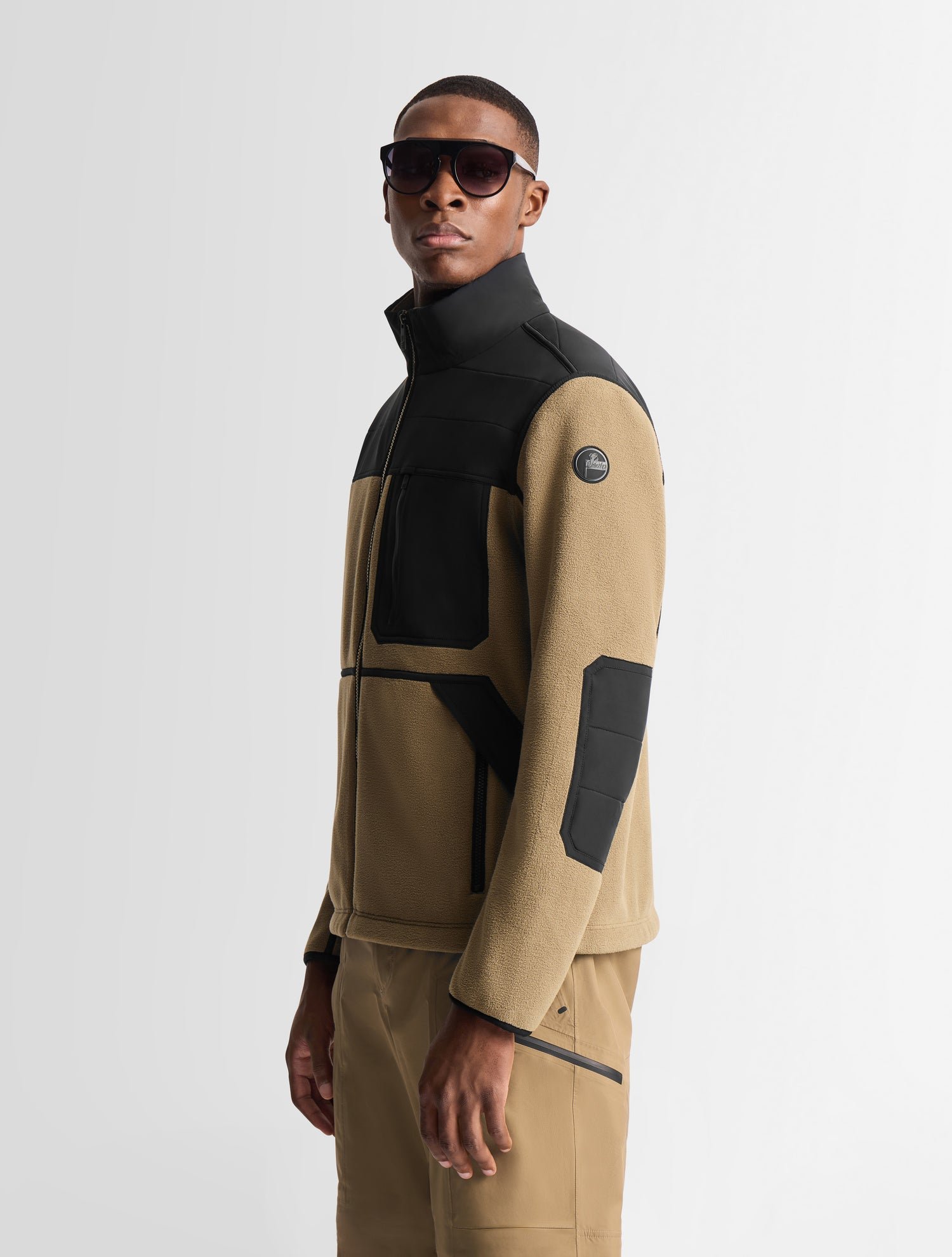 Polaire ofrost col montant coupe regular FUSALP Beige