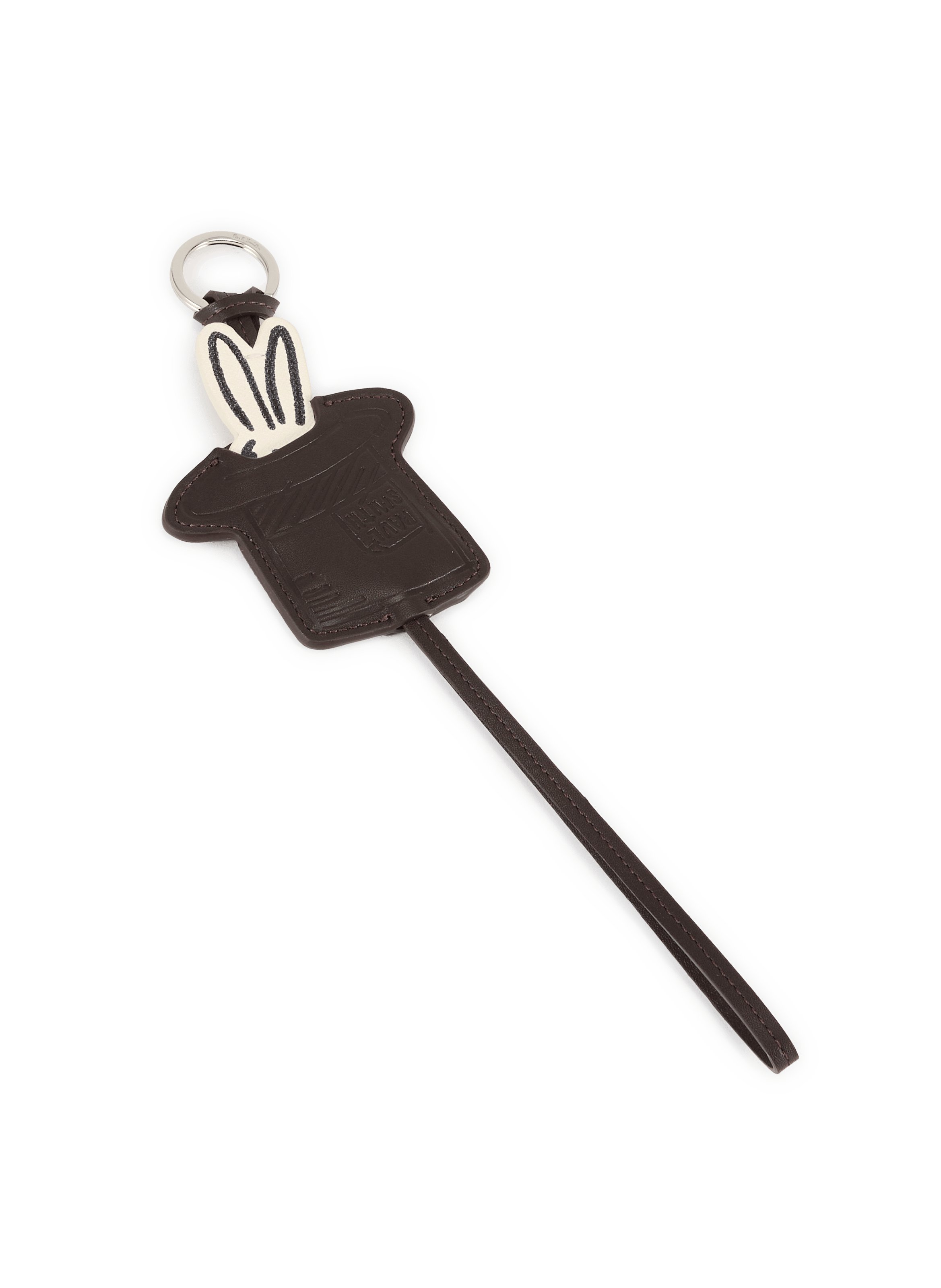 Porte-clés Rabbit in a Hat en cuir PAUL SMITH Multicolore