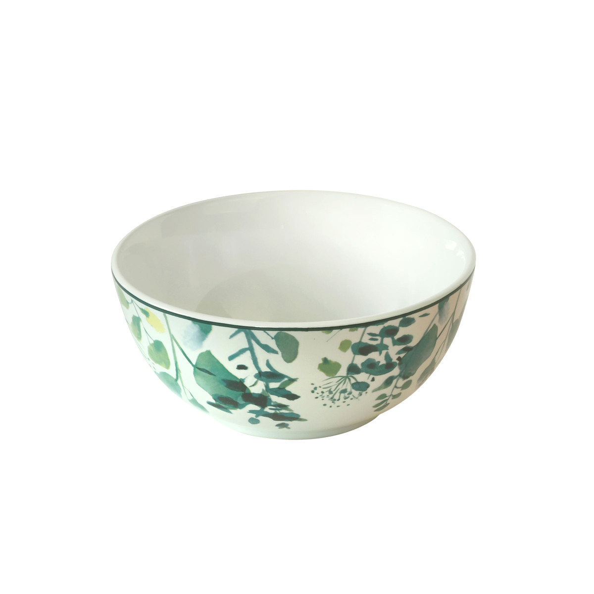 Oxalis - bol déjeuner 17 cm (lot de 6) MEDARD DE NOBLAT Vert