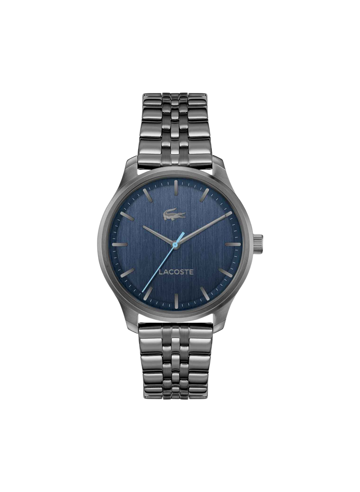 Montre quartz Lisbon en acier inoxydable LACOSTE MONTRES Bleu