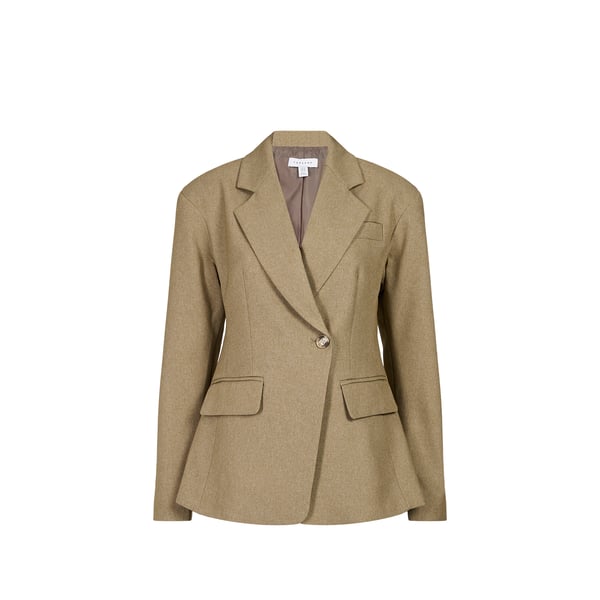 Blazer cintré à col tailleur Blazer cintré à col tailleur