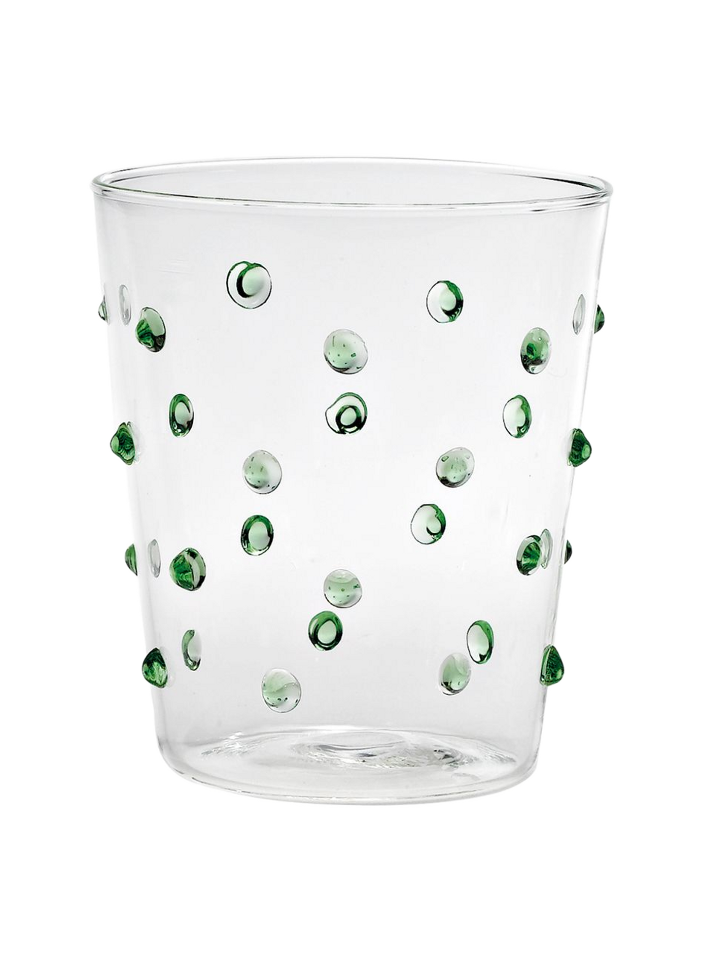 Set van 6 glazen Party in glas ZAFFERANO Groen