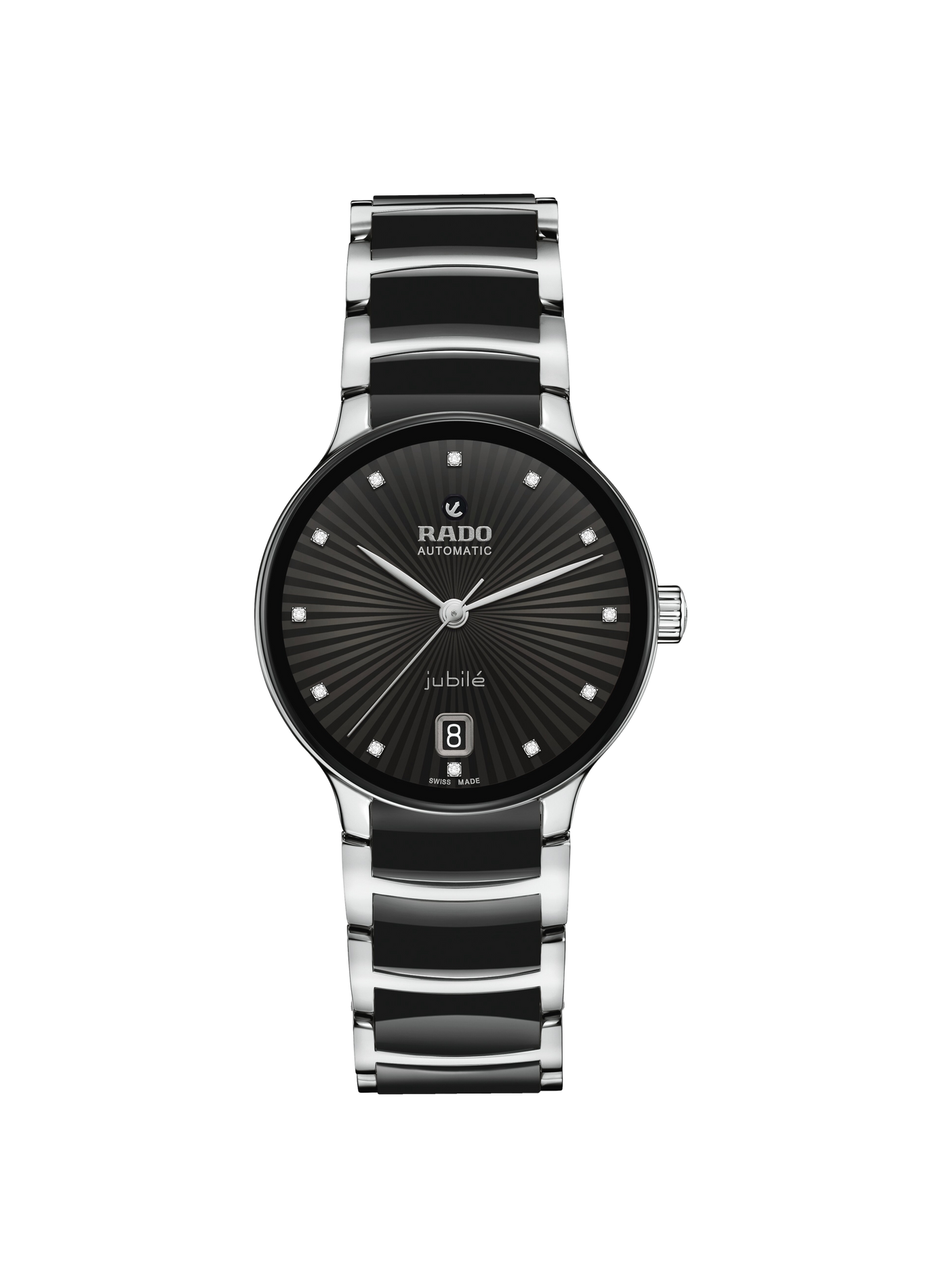 Montre automatique Centrix en acier inoxydable RADO Noir