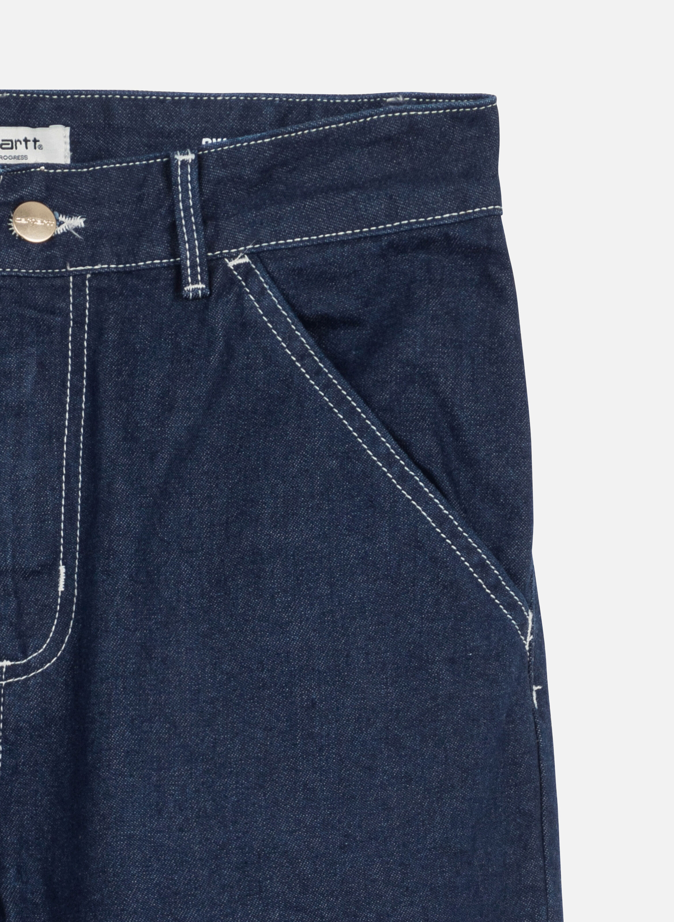 Jean w' simple pant CARHARTT WIP Bleu
