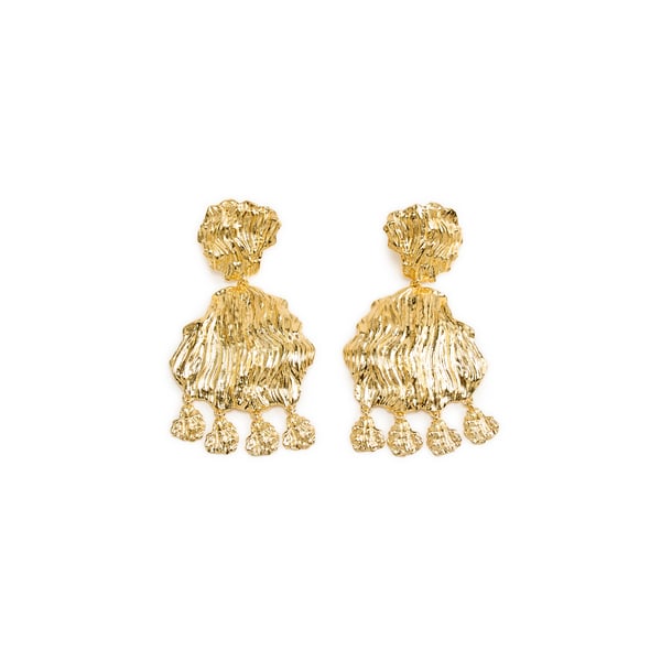 Boucles d'oreilles pétales plates Boucles d'oreilles pétales plates