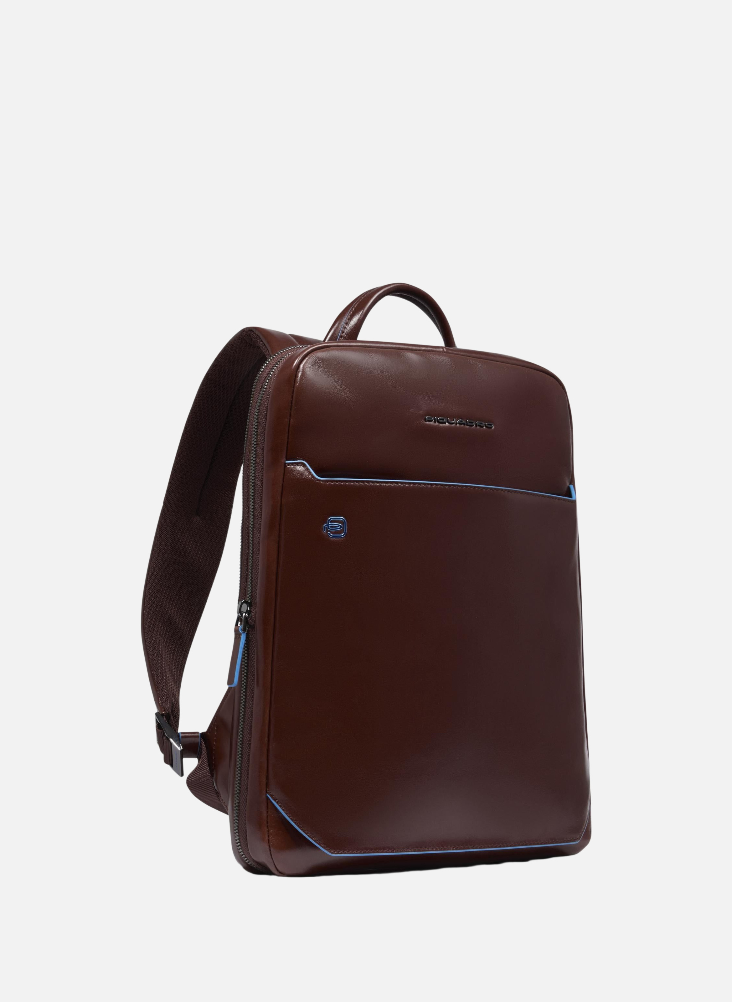 Aanpasbare rugzak voor 14" laptop PIQUADRO Bruin