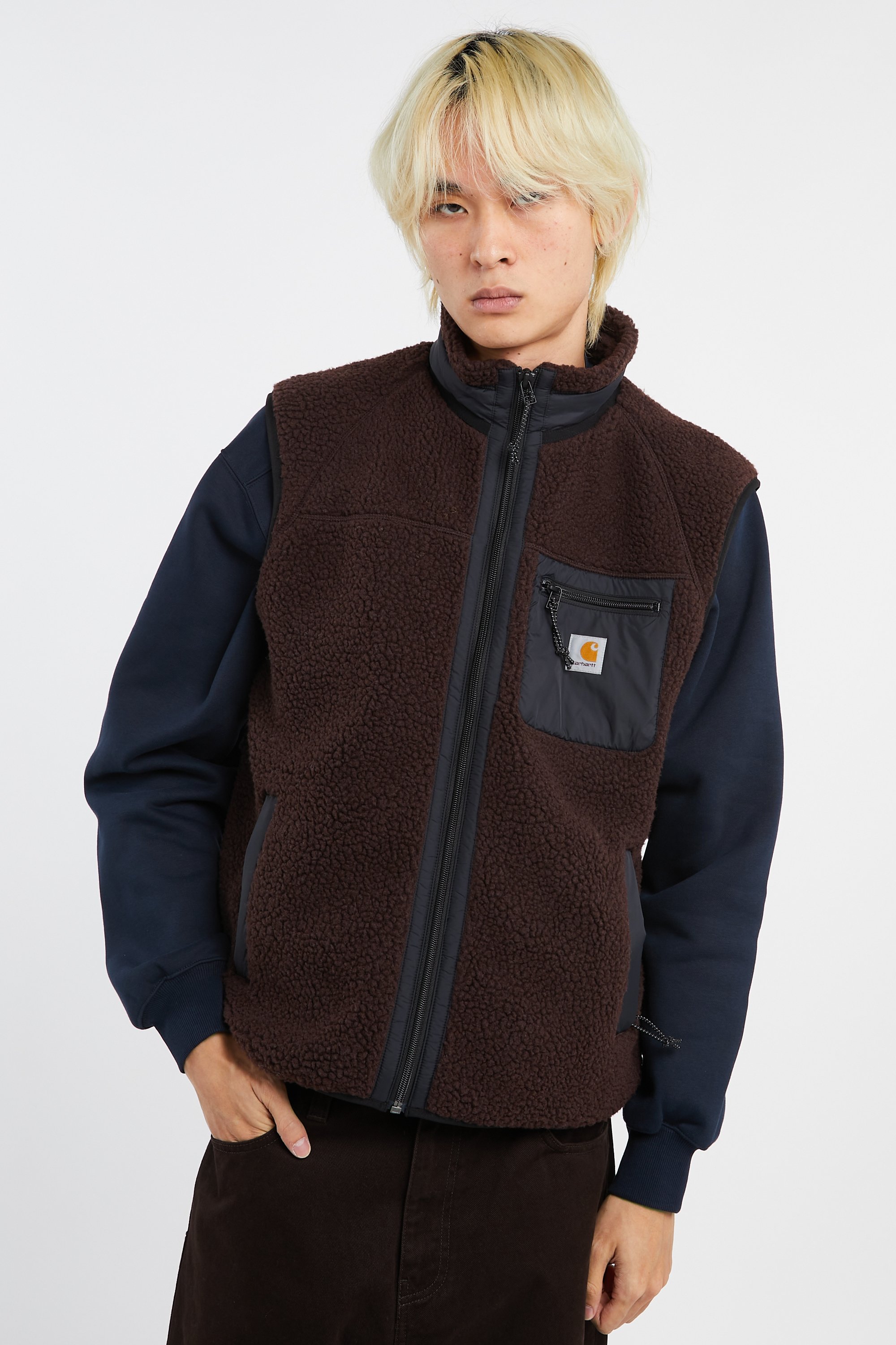 Gilet prentis vest liner CARHARTT WIP Marron
