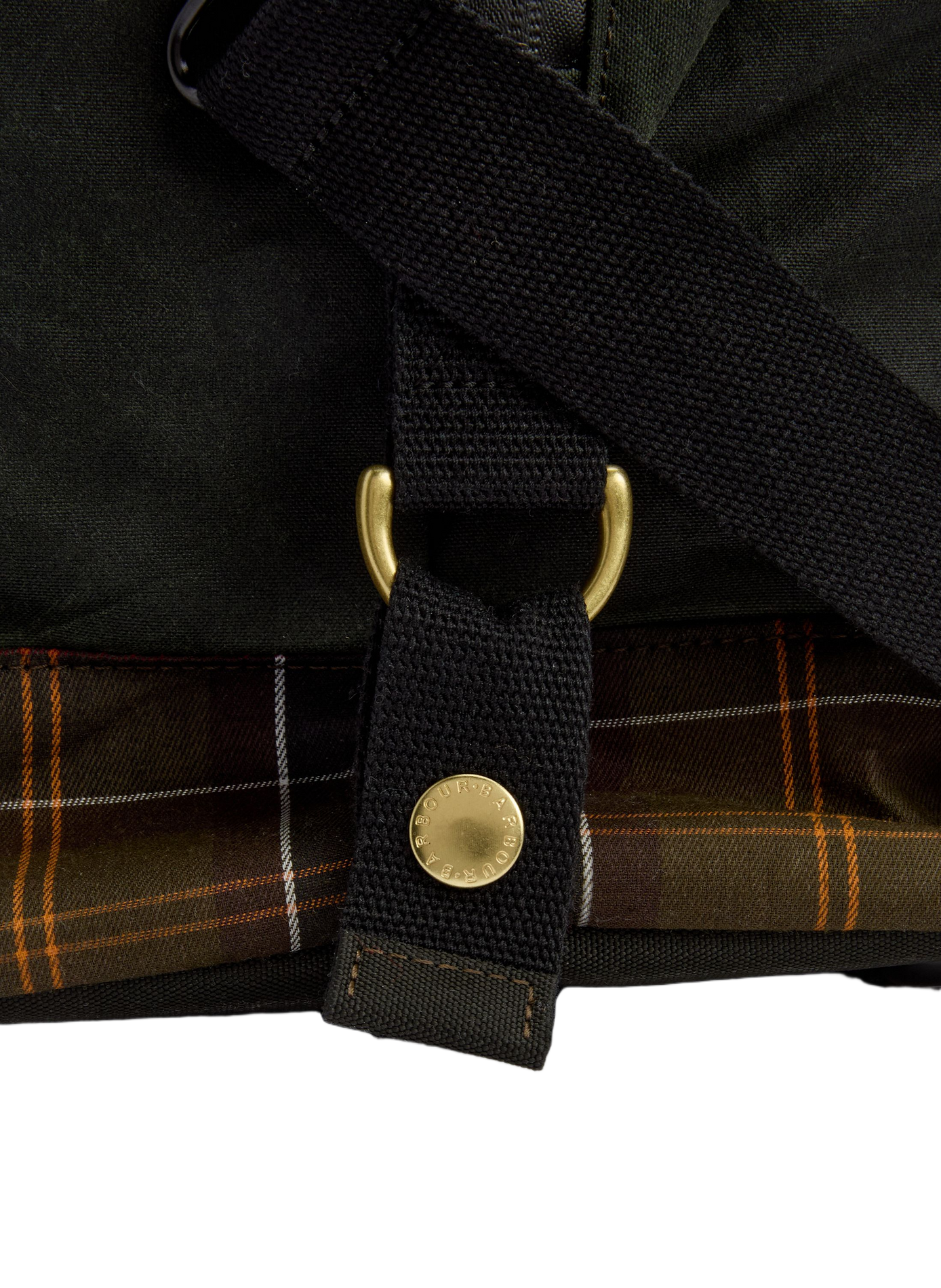 Wachsfeldtasche Field Holdall aus Baumwolle BARBOUR Grun