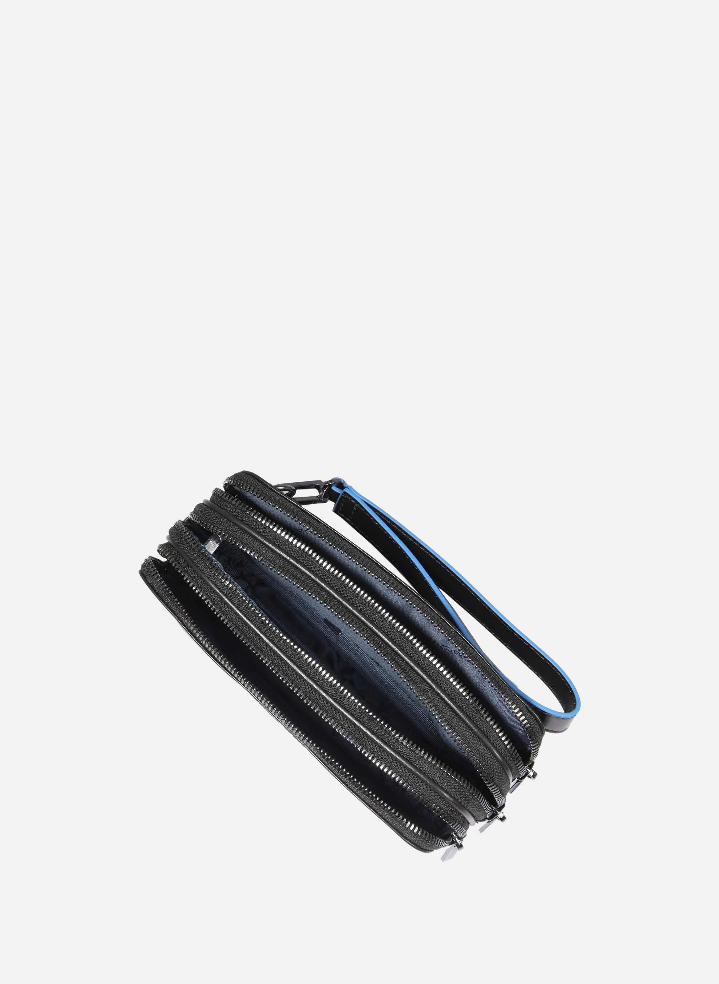Handtas met drie compartimenten PIQUADRO Zwart