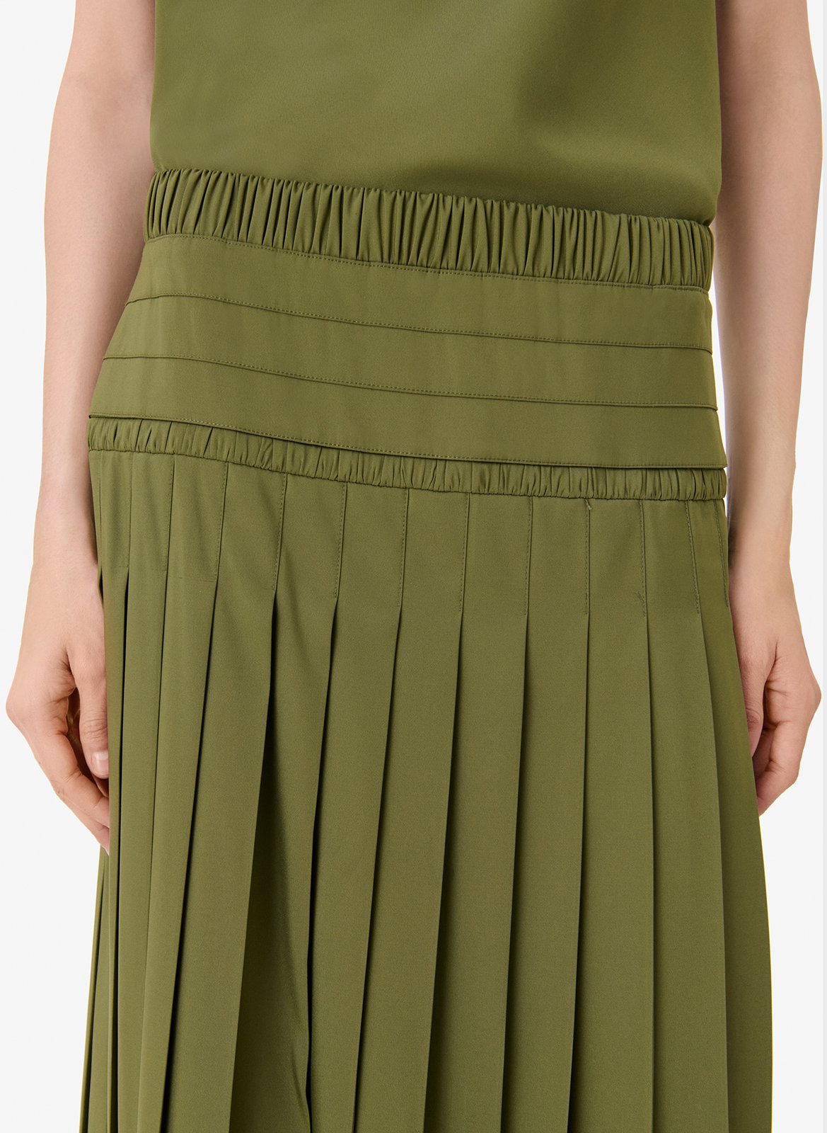 Jupe longue plissée althea IRO Vert