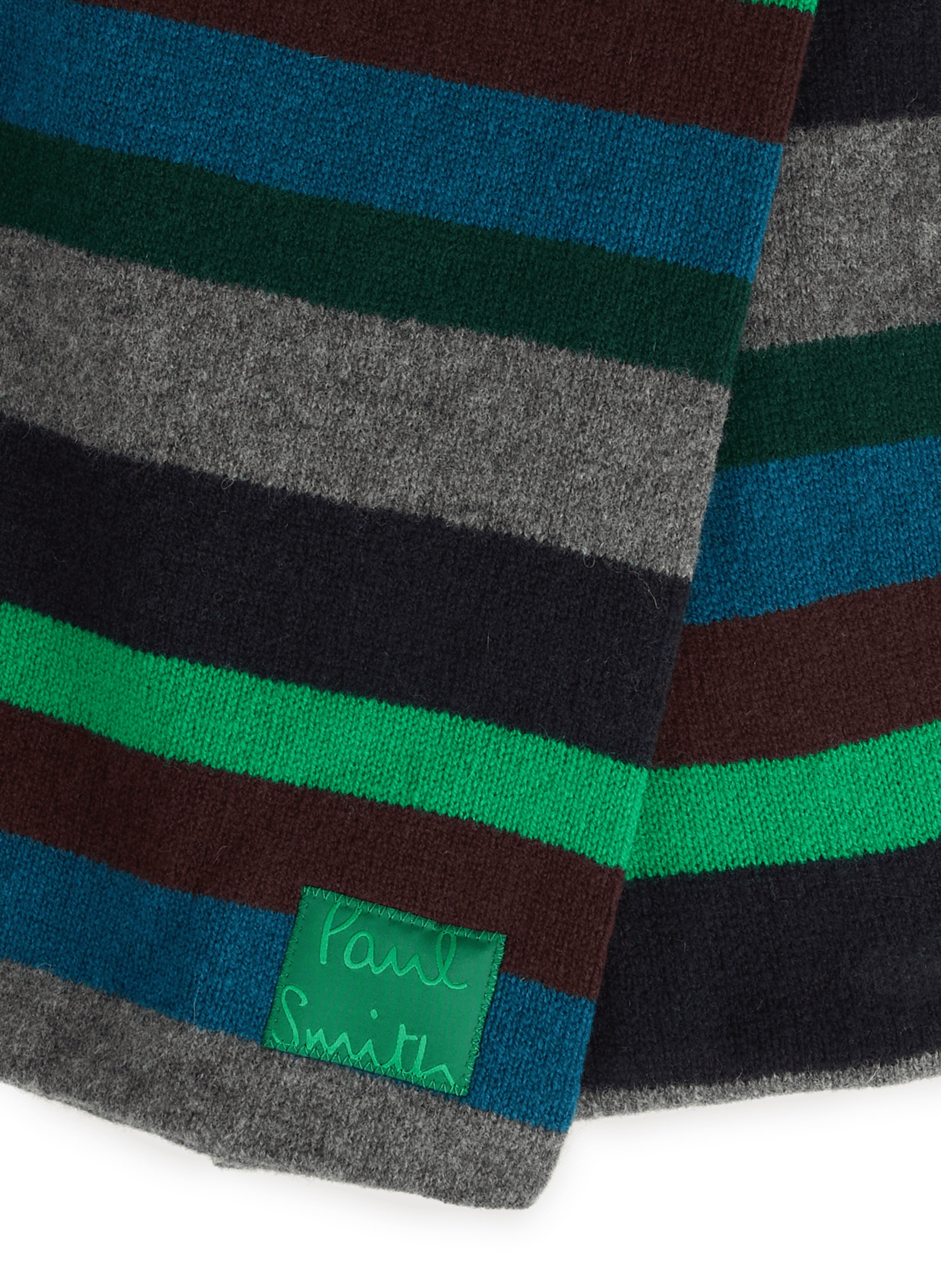 Wool scarf PAUL SMITH Grey