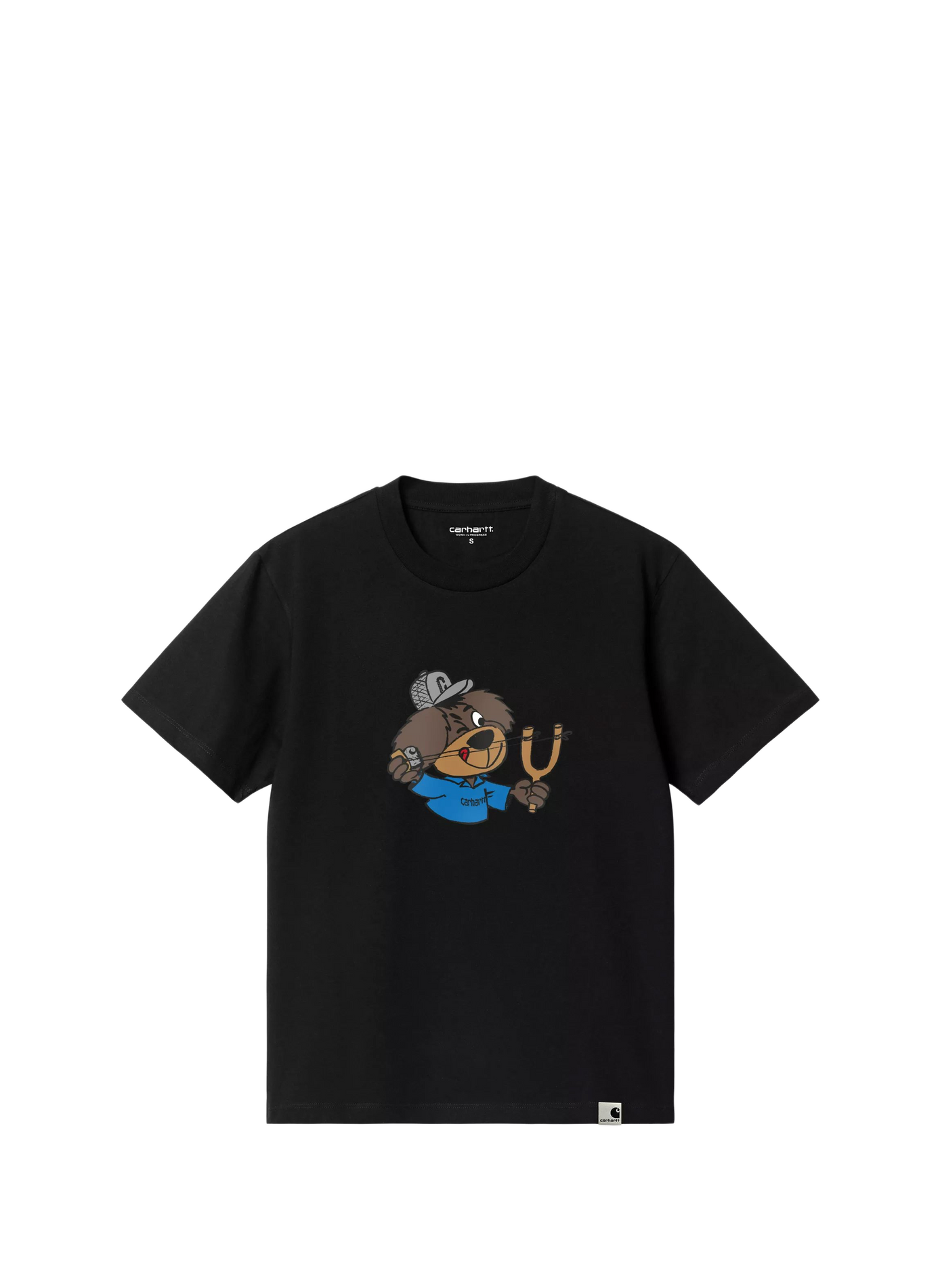 Tee-shirt col rond en coton CARHARTT WIP Noir