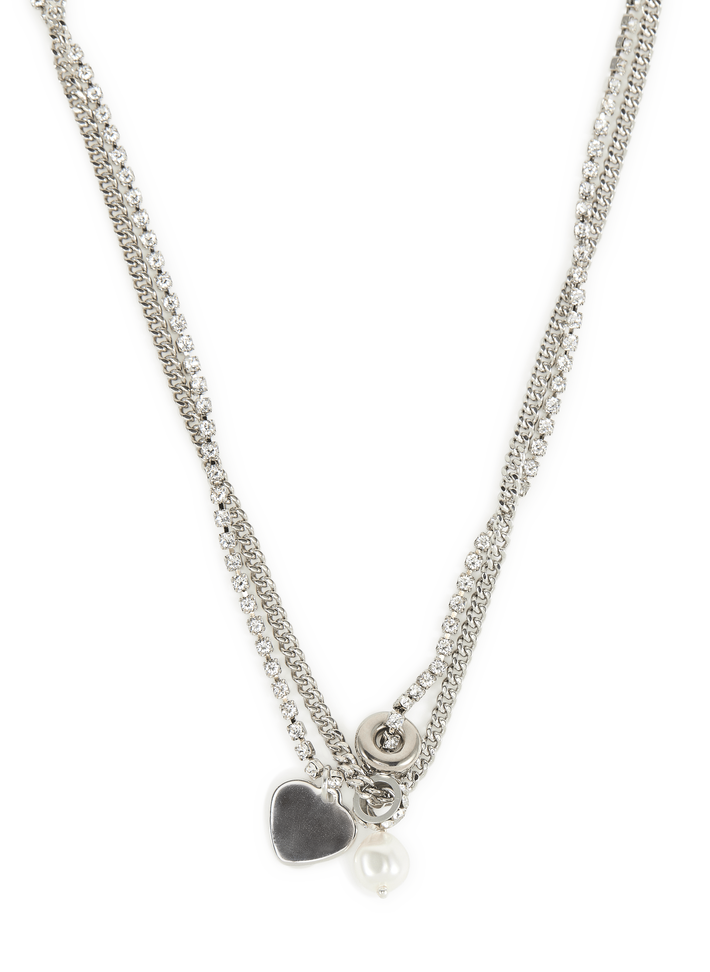Doppelkettencollier Jacob JUSTINE CLENQUET Silber