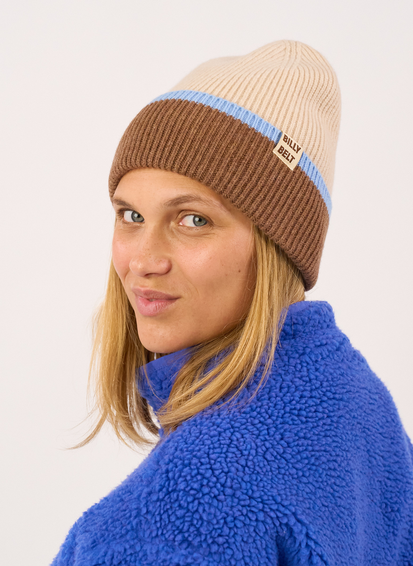Bonnet en laine BILLYBELT Beige